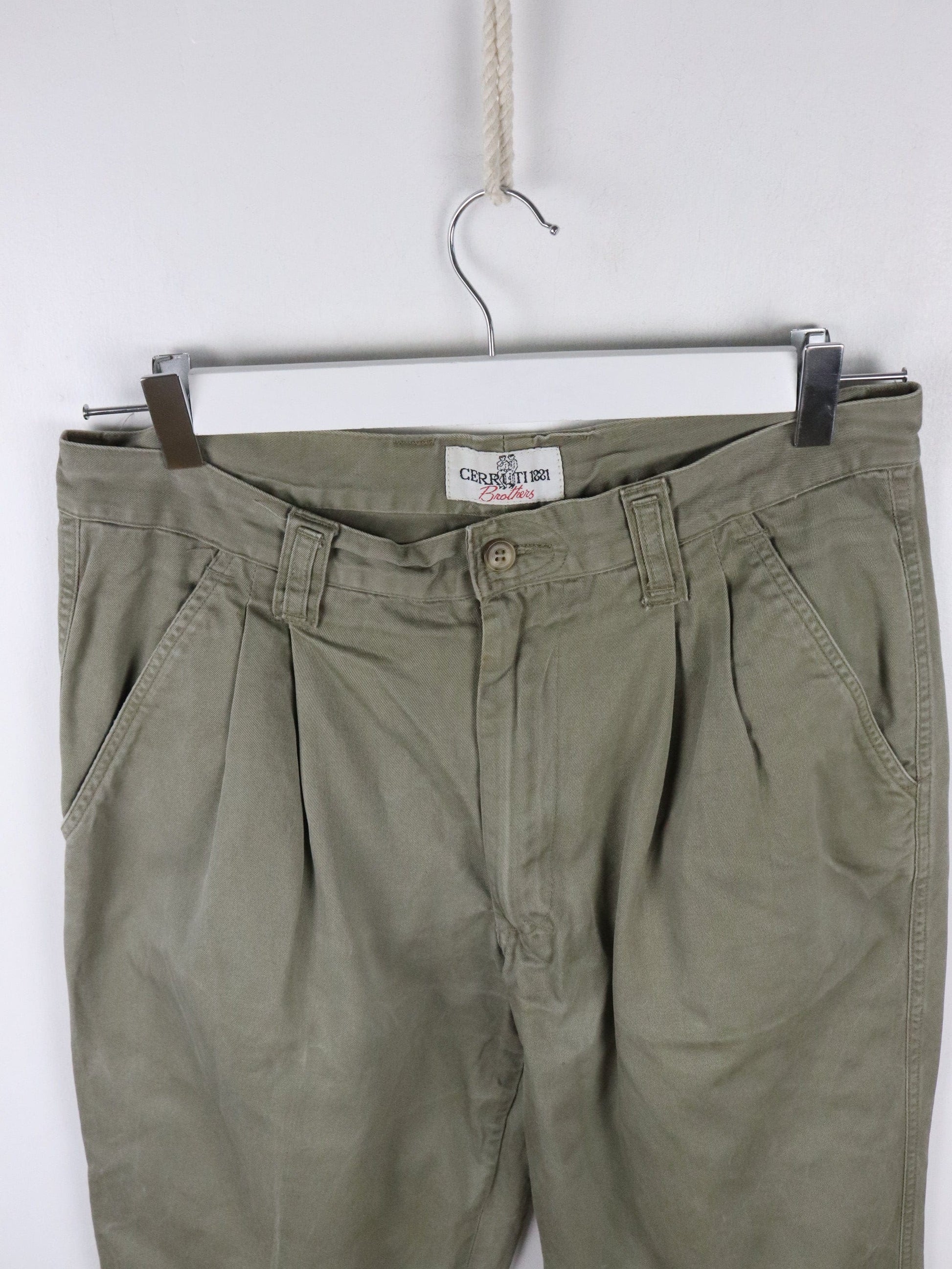 Gerruti Brothers Pants Mens 30 x 32 Green from propervintagecanada