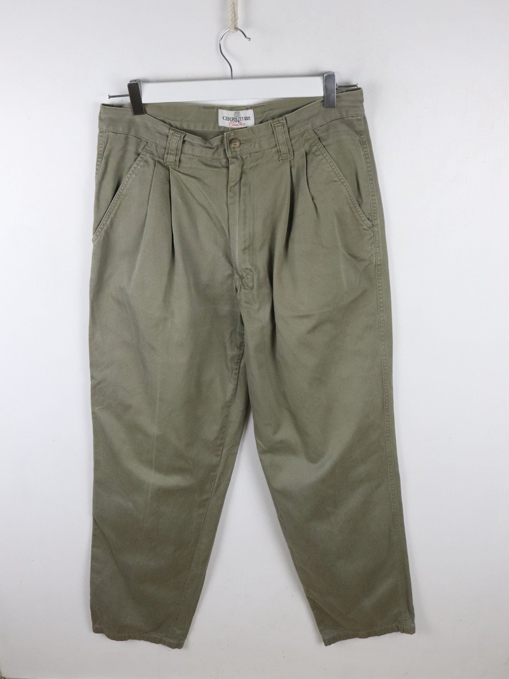 Gerruti Brothers Pants Mens 30 x 32 Green from propervintagecanada