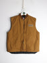 Gould Pumps Jacket Fits Mens Small Brown Vest Work Wear