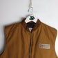 Gould Pumps Jacket Fits Mens Small Brown Vest Work Wear