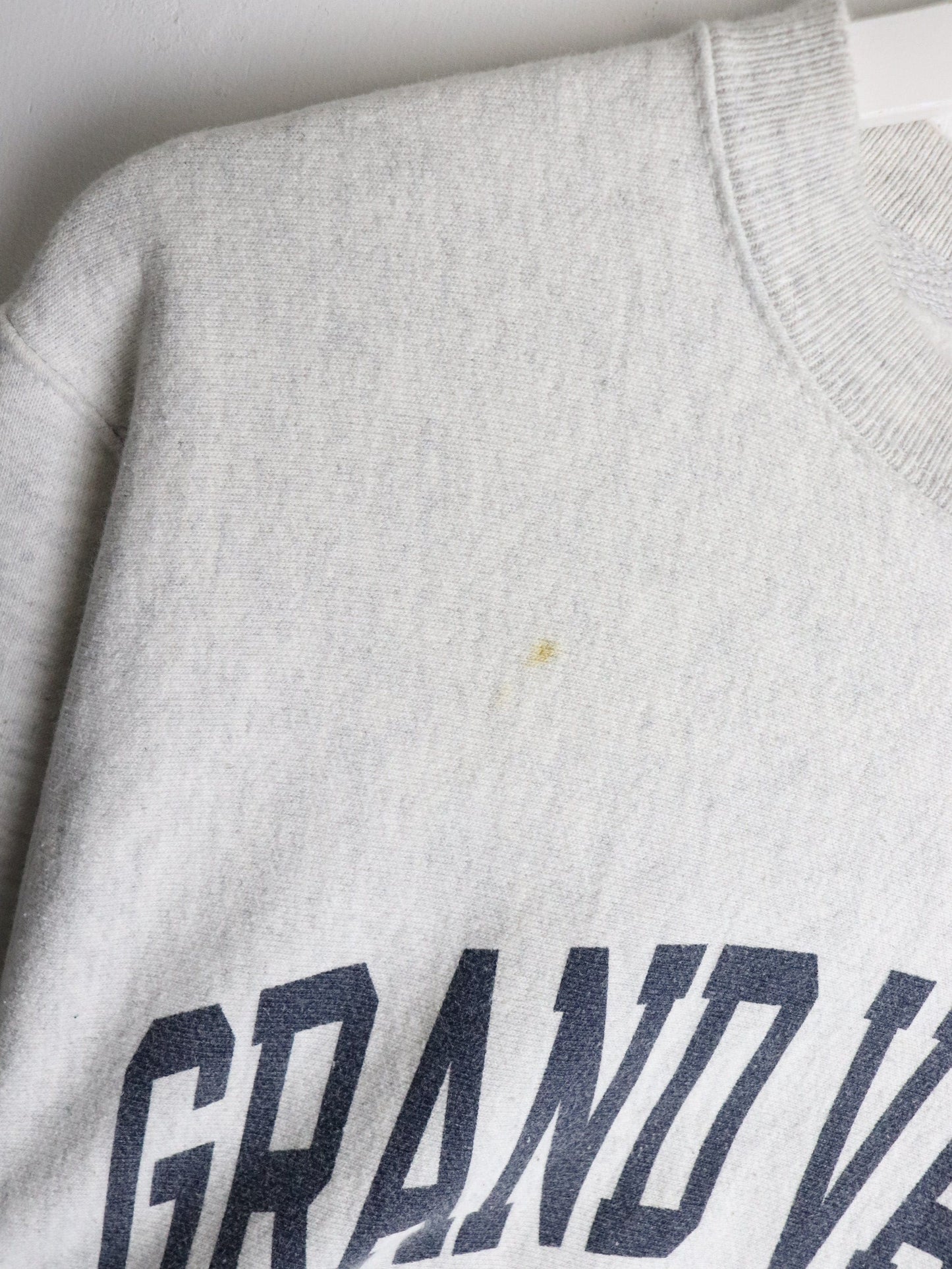 Grand Valley State Sweatshirt Mens Small Grey Reverse Weave from propervintagecanada