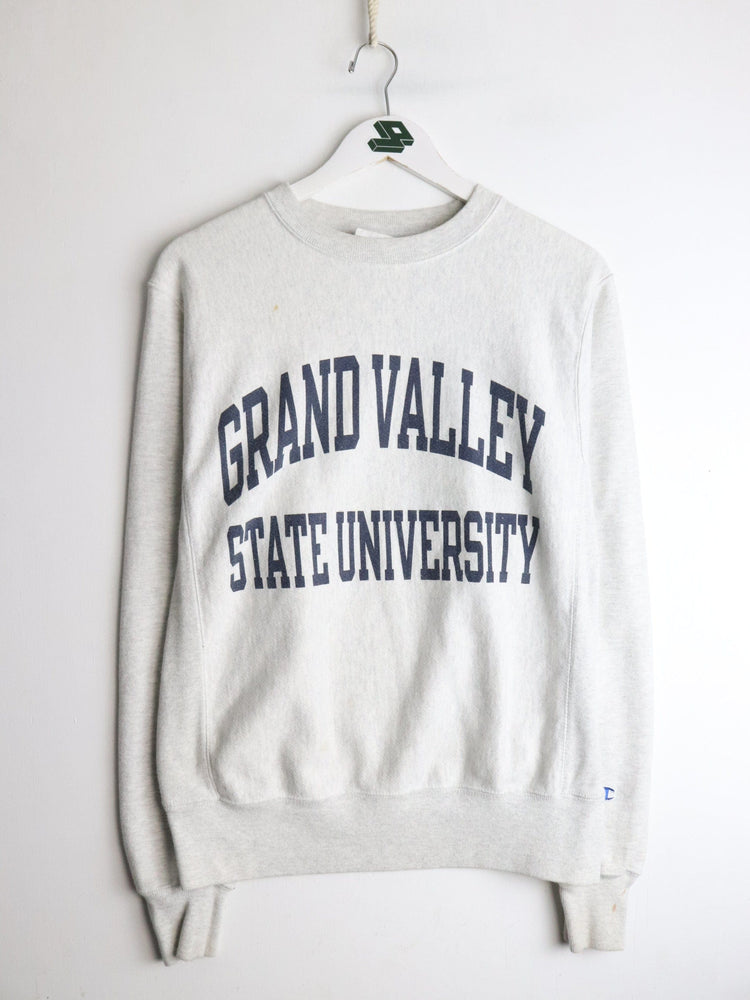 Grand Valley State Sweatshirt Mens Small Grey Reverse Weave from propervintagecanada