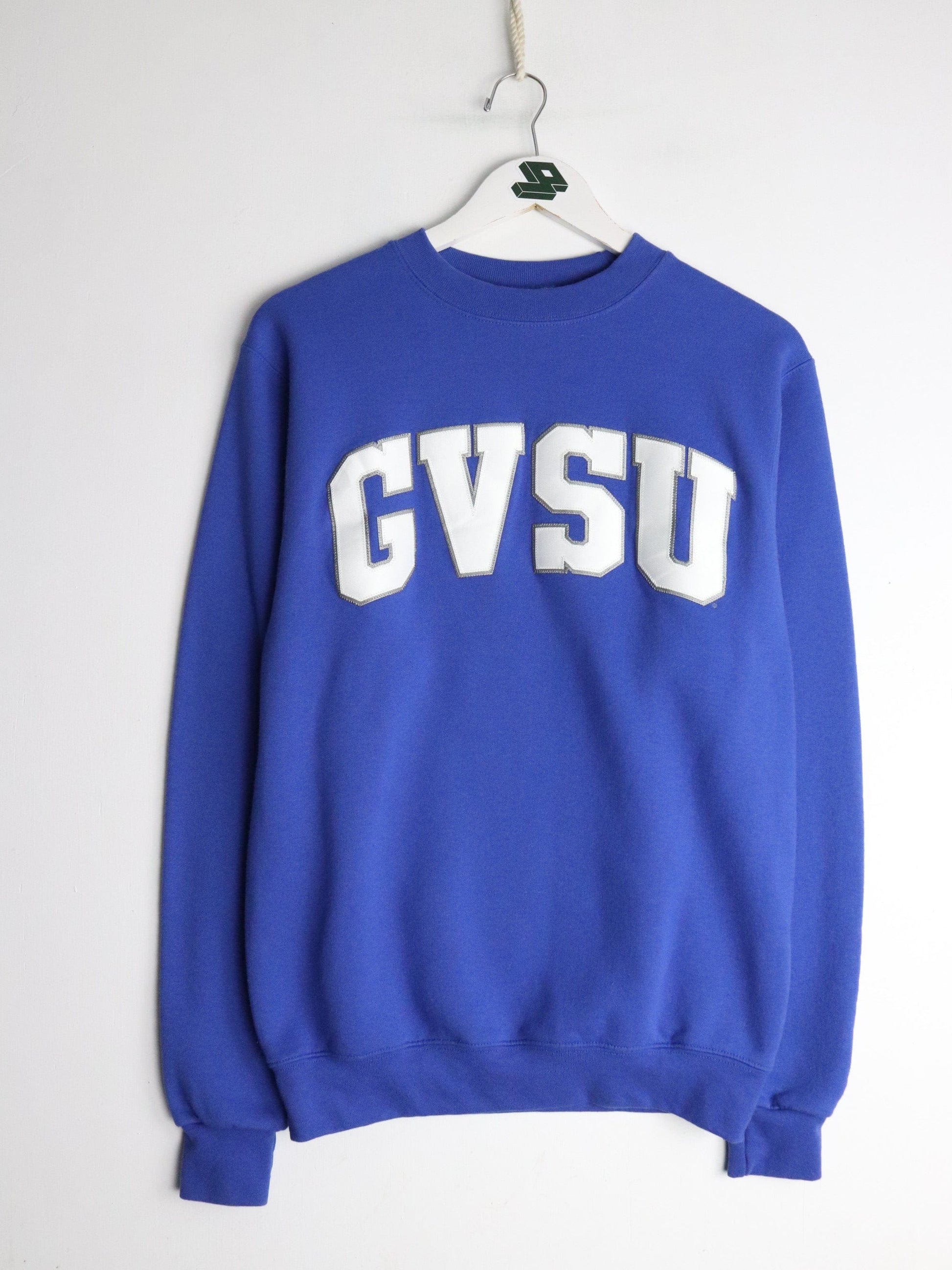 Grand Valley State University Sweatshirt Mens Small Blue College from propervintagecanada