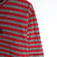 Guess T Shirt Mens Medium Grey Red Striped from propervintagecanada