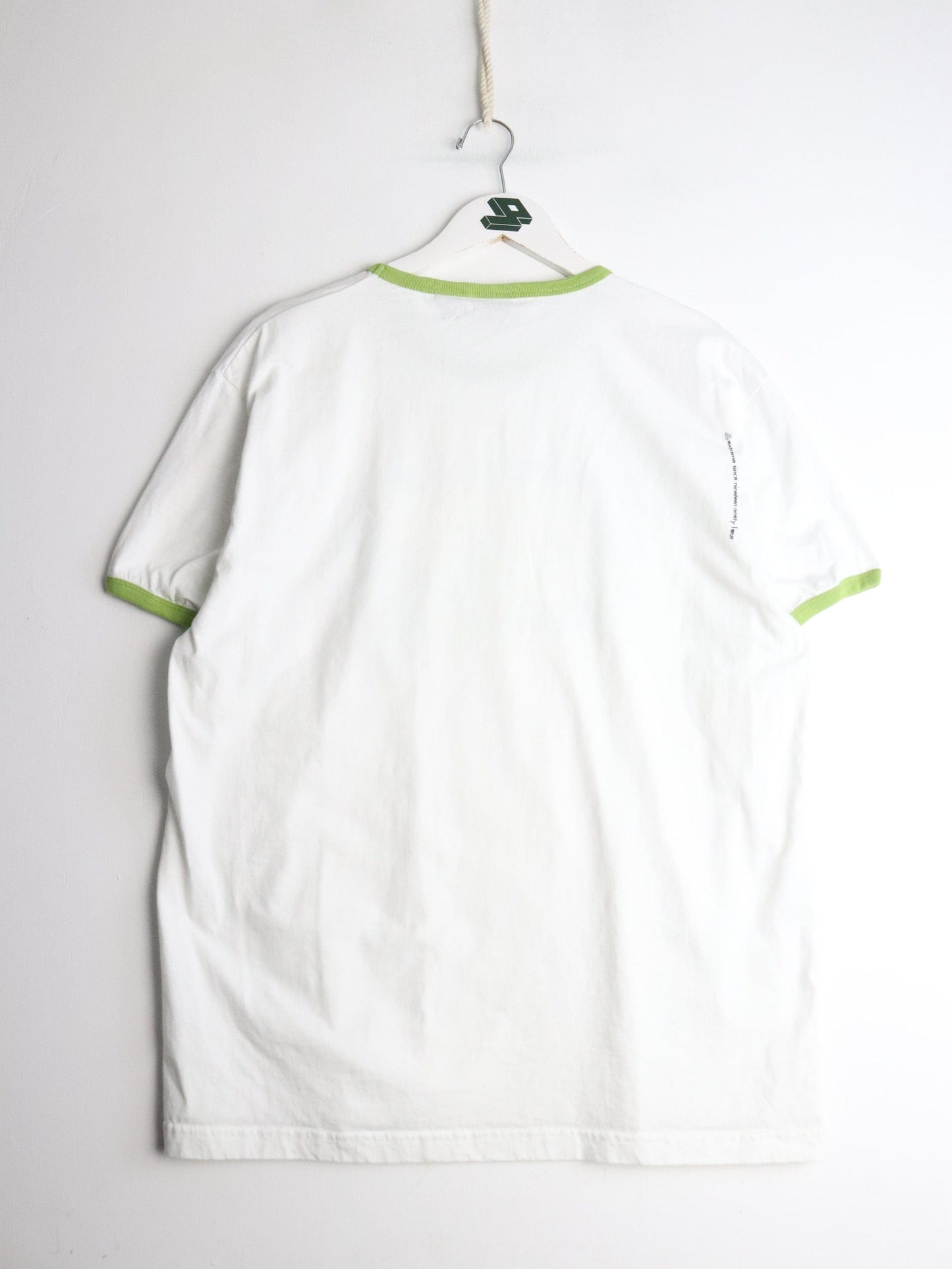H & O Sport T Shirt Mens Slim XL White Ringer Cycling from propervintagecanada