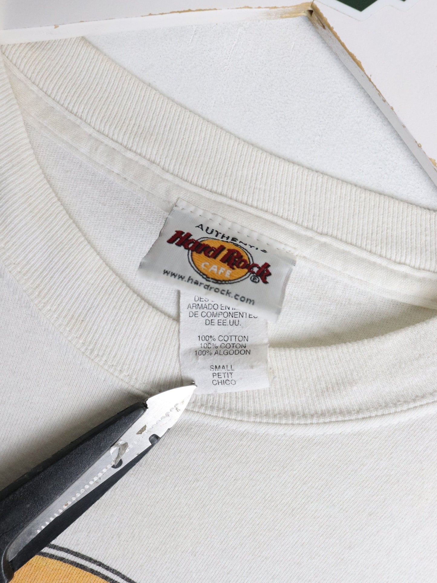 Hard Rock Cafe T Shirt Mens Small White St. Louis