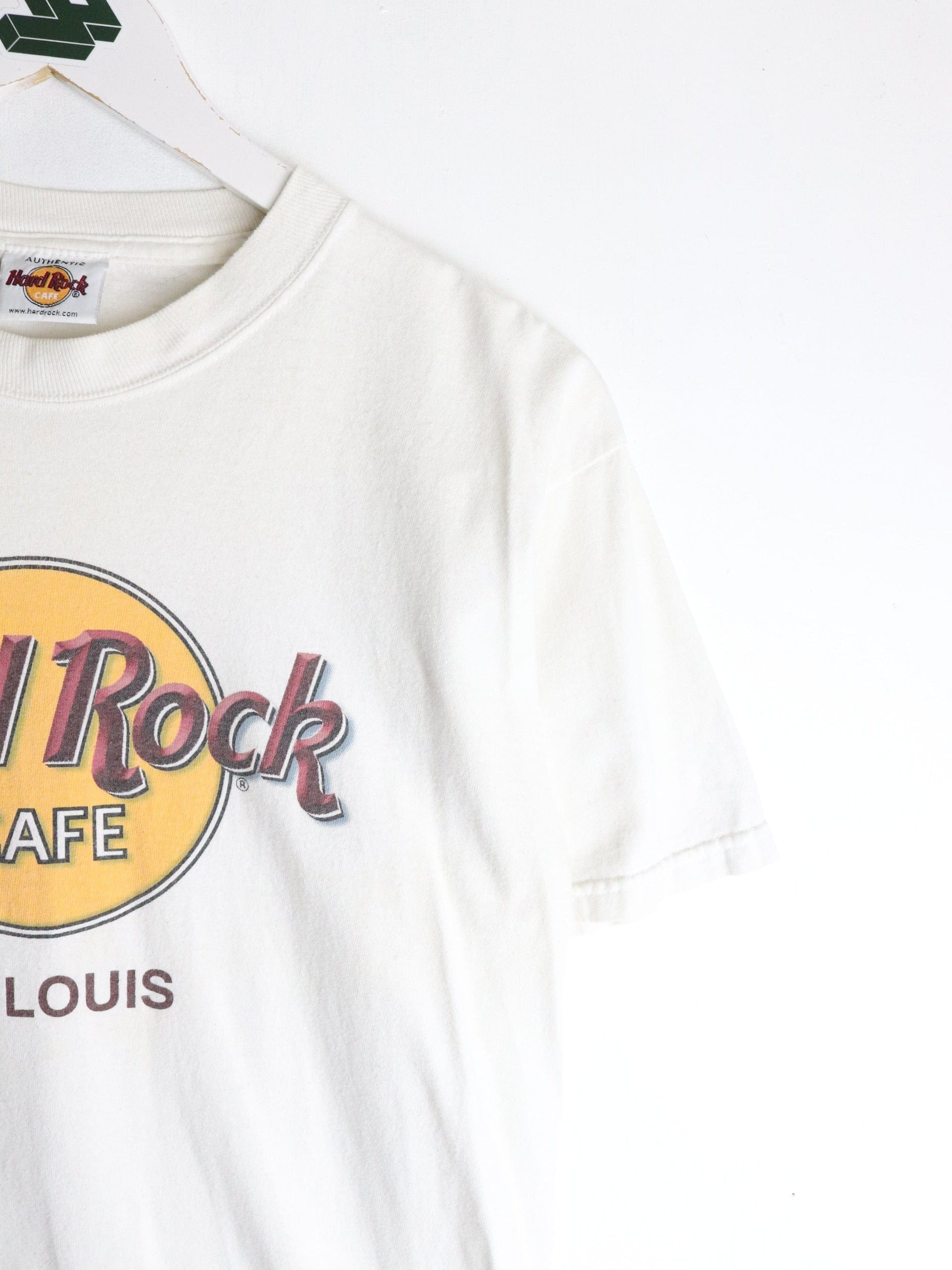 Hard Rock Cafe T Shirt Mens Small White St. Louis