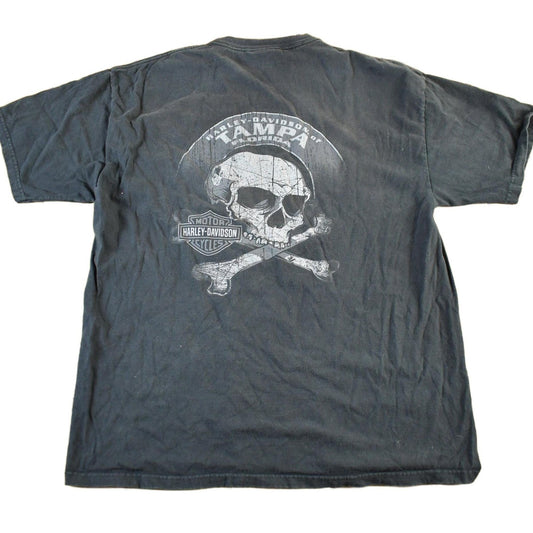 Harley Davidson Clothing > Gender Neutral Adult Clothing > Tops & Tees > T Shirts Vintage 2000s Harley Davidson Motorcycles T-Shirt Men's XL
