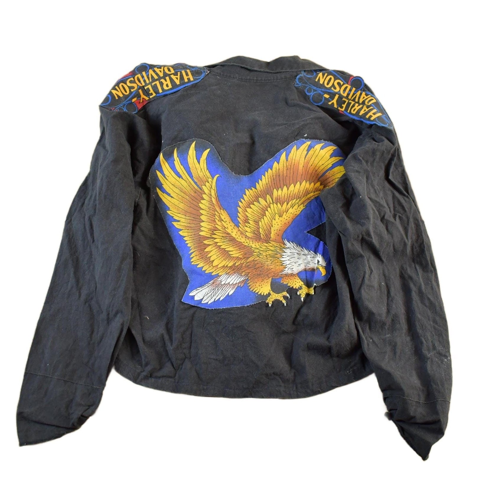 Harley Davidson Clothing > Men's Clothing > Shirts & Tees > Oxfords & Button Downs Vintage 1980s Harley Davidson Blazer Shirt Jacket Women's M