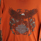 Harley Davidson T-Shirts & Tank Tops Harley Davidson T Shirt Mens Large Orange Long Sleeve