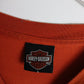 Harley Davidson T-Shirts & Tank Tops Harley Davidson T Shirt Mens Large Orange Long Sleeve