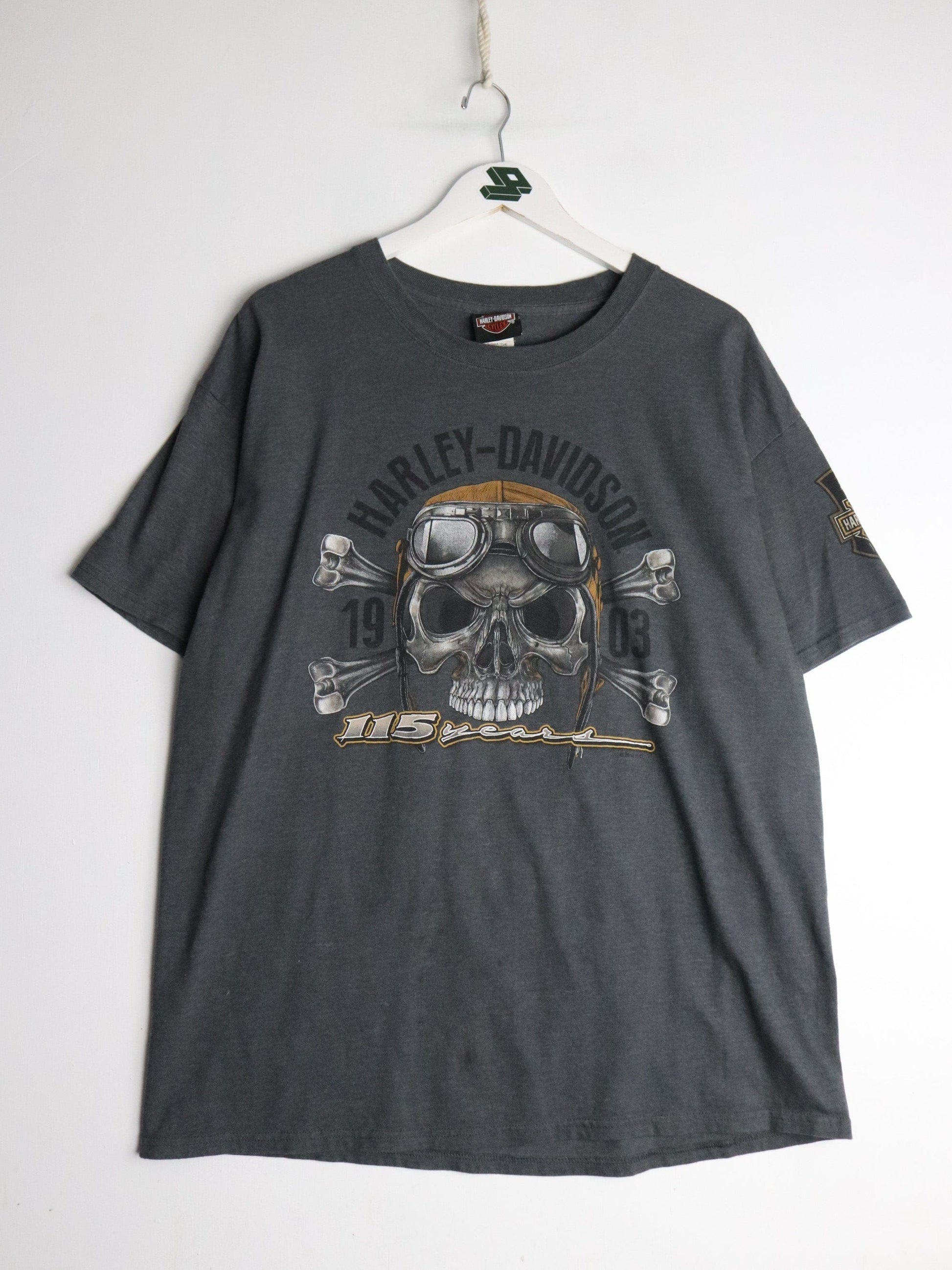 Harley Davidson T-Shirts & Tank Tops Harley Davidson T Shirt Mens XL Grey Motorcycles