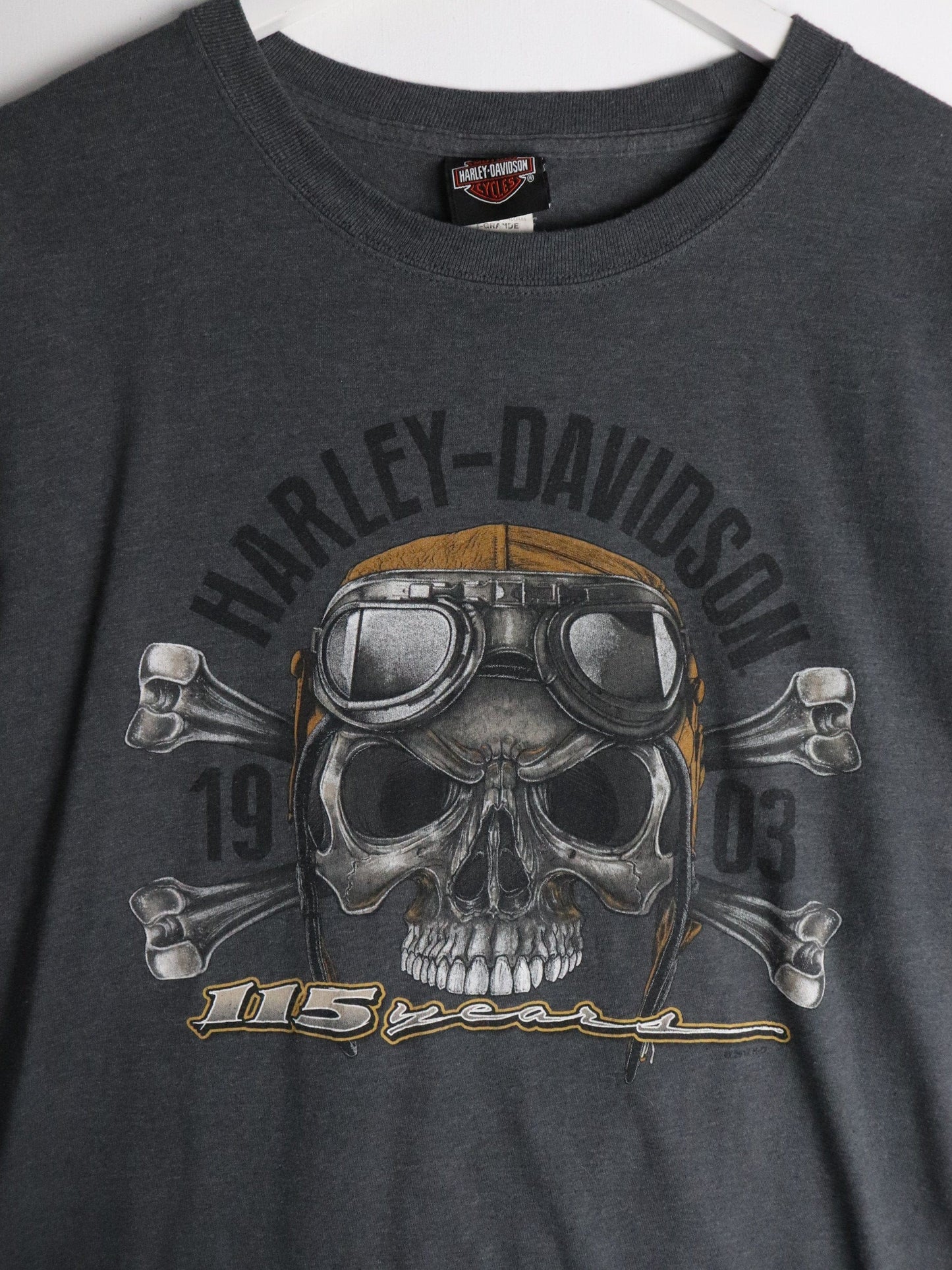 Harley Davidson T-Shirts & Tank Tops Harley Davidson T Shirt Mens XL Grey Motorcycles