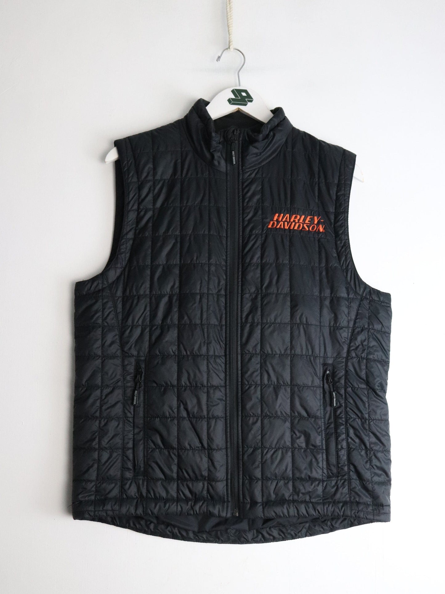 Harley Davidson Vest Womens Medium Black from propervintagecanada