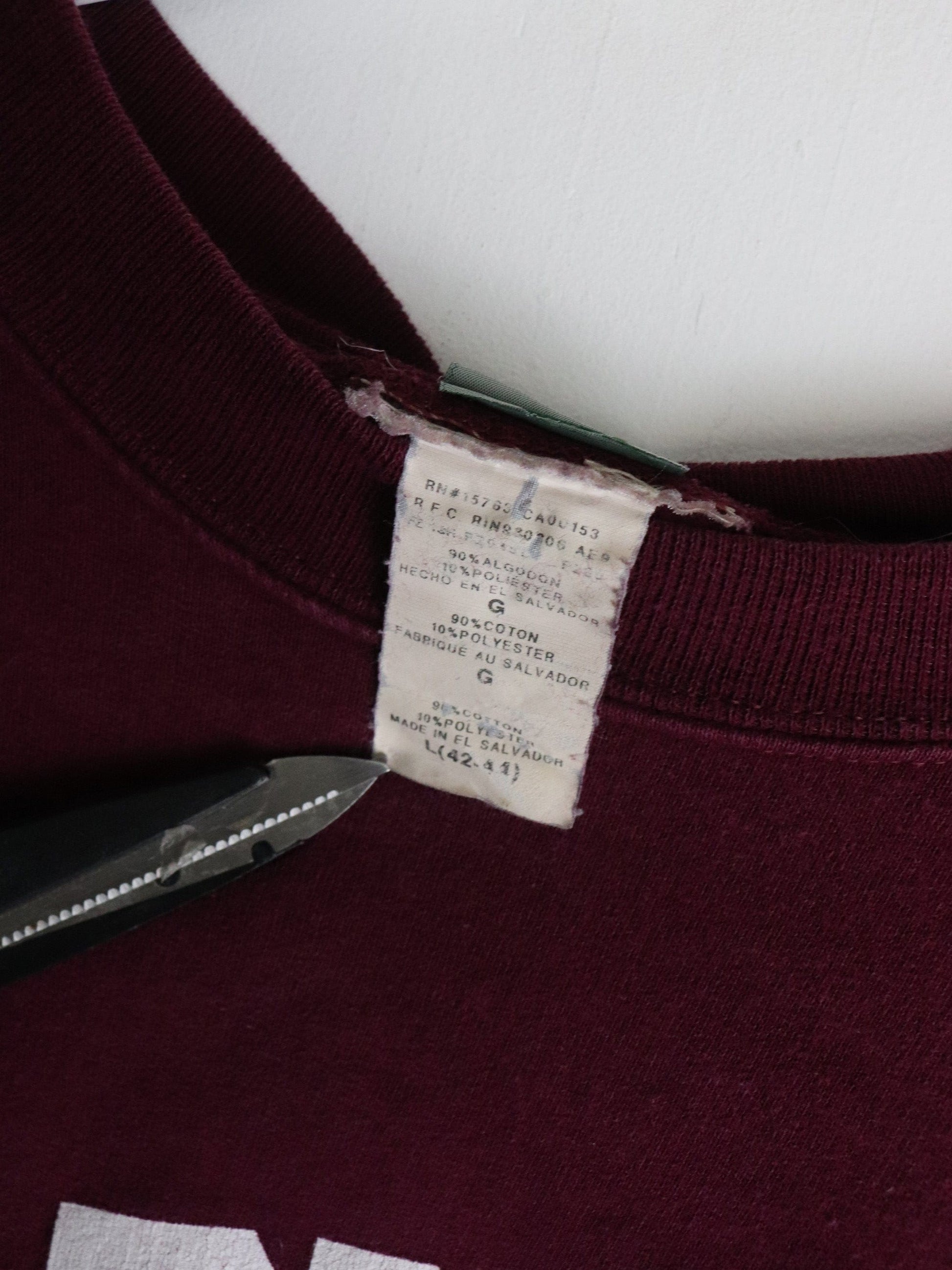 Harvard University Sweatshirt Mens Large Red from propervintagecanada