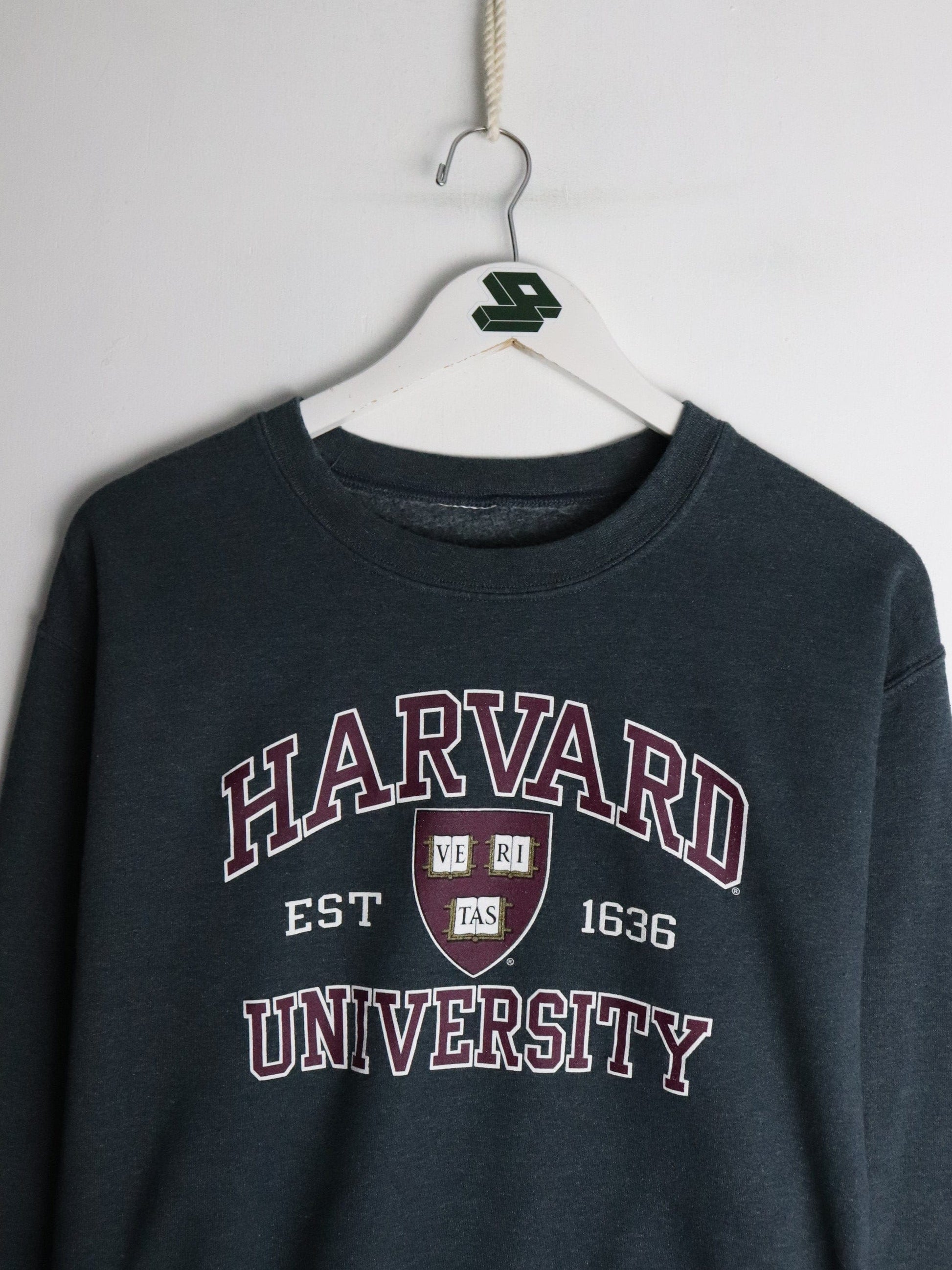 Harvard University Sweatshirt Mens Small Grey College from propervintagecanada