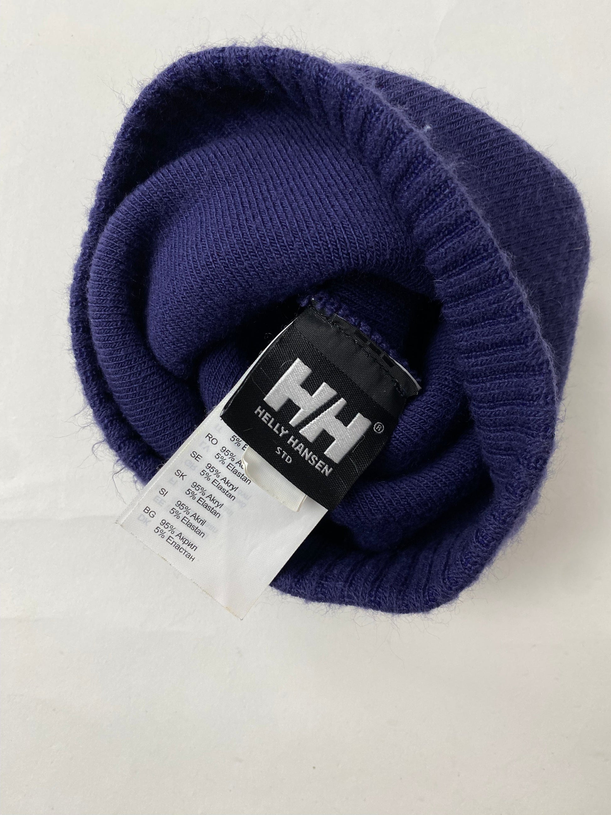 Helly Hansen Beanie Youth Blue Outdoors Skull Cap