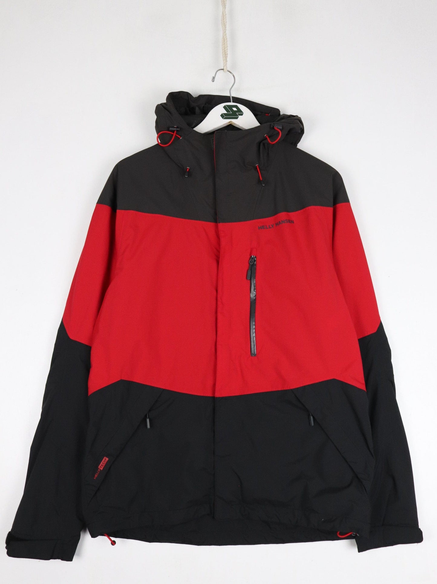Helly Hansen Jacket Mens Medium Red Water Proof Outdoors