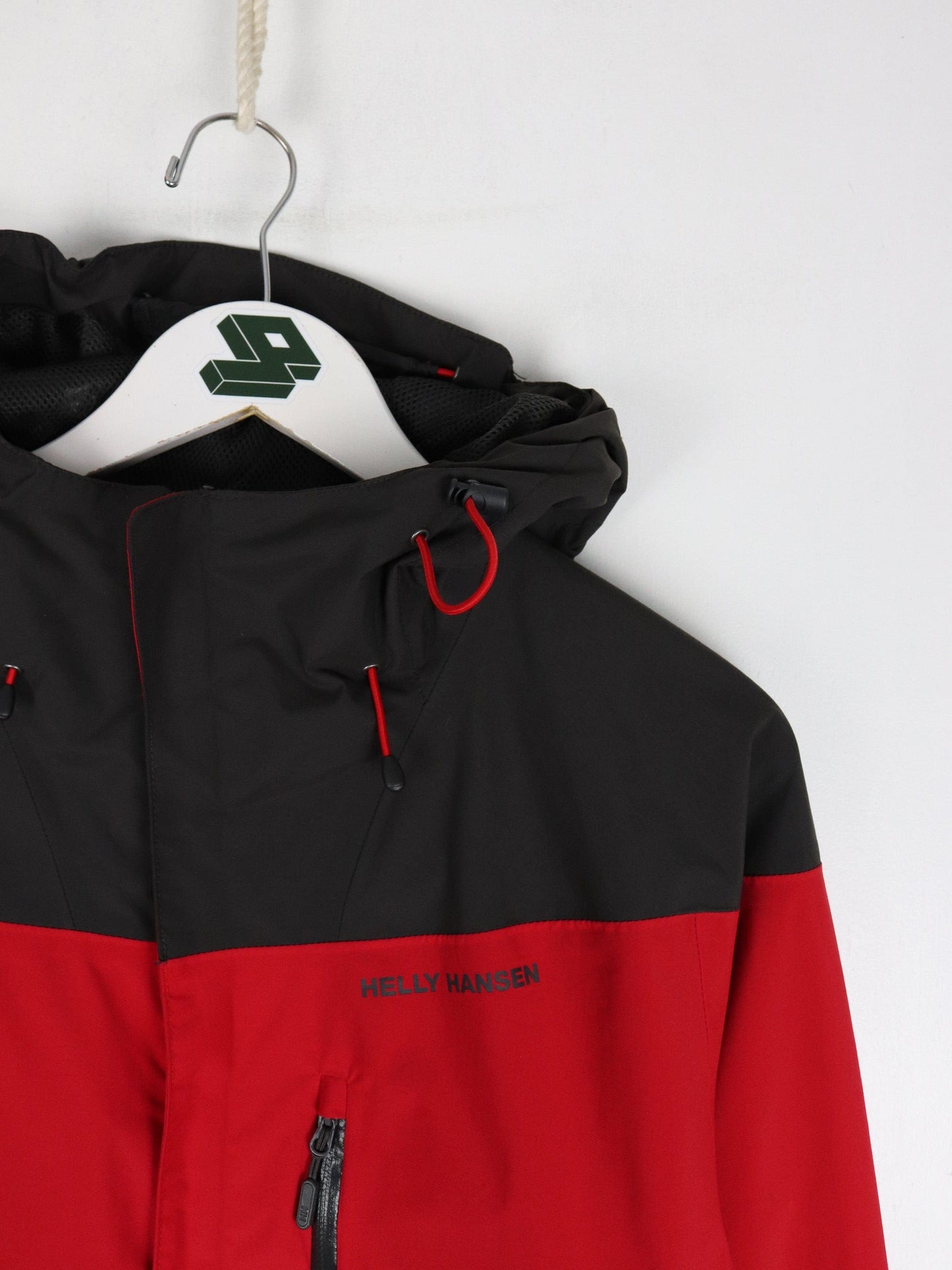 Helly Hansen Jacket Mens Medium Red Water Proof Outdoors