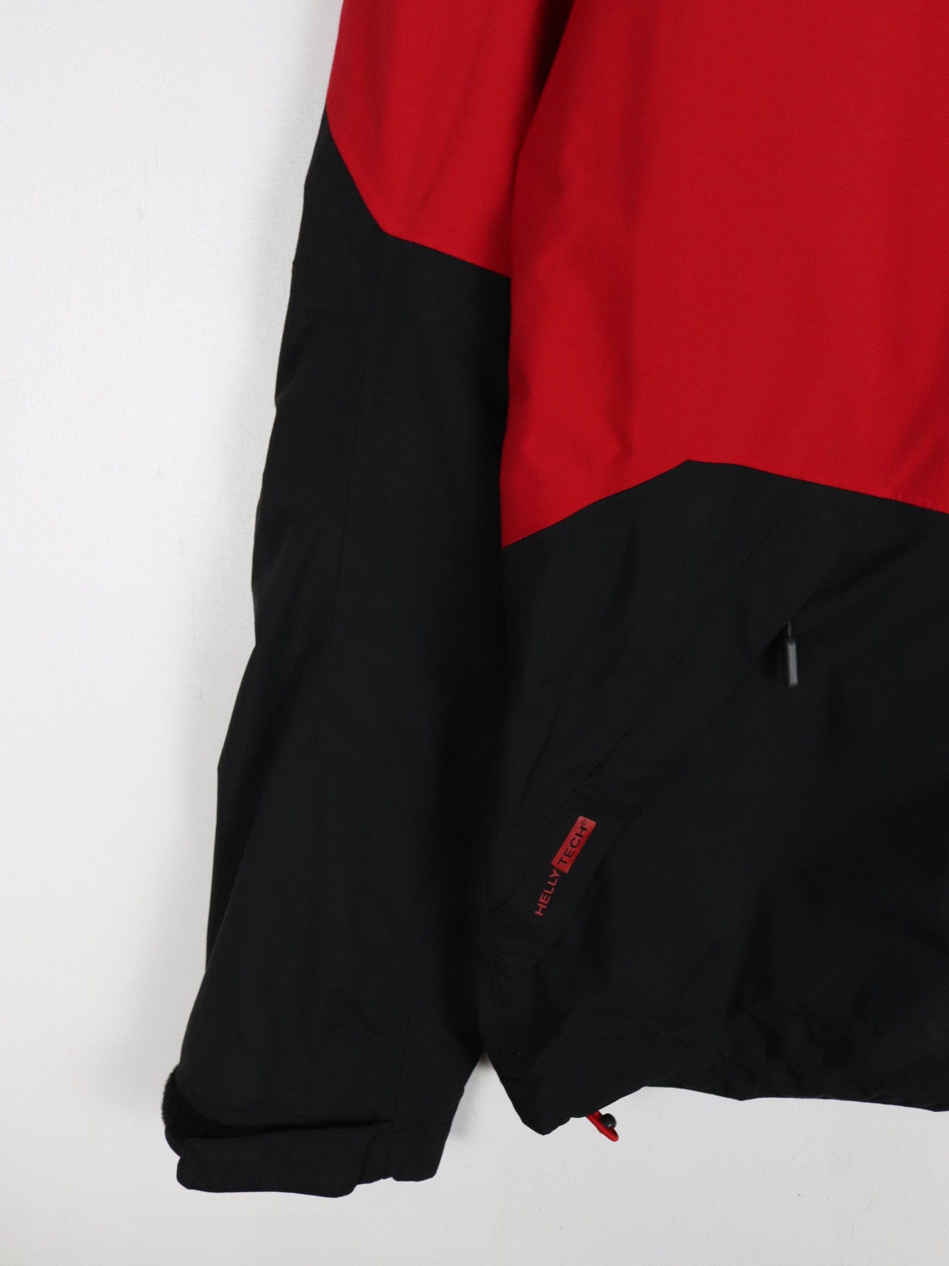 Helly Hansen Jacket Mens Medium Red Water Proof Outdoors