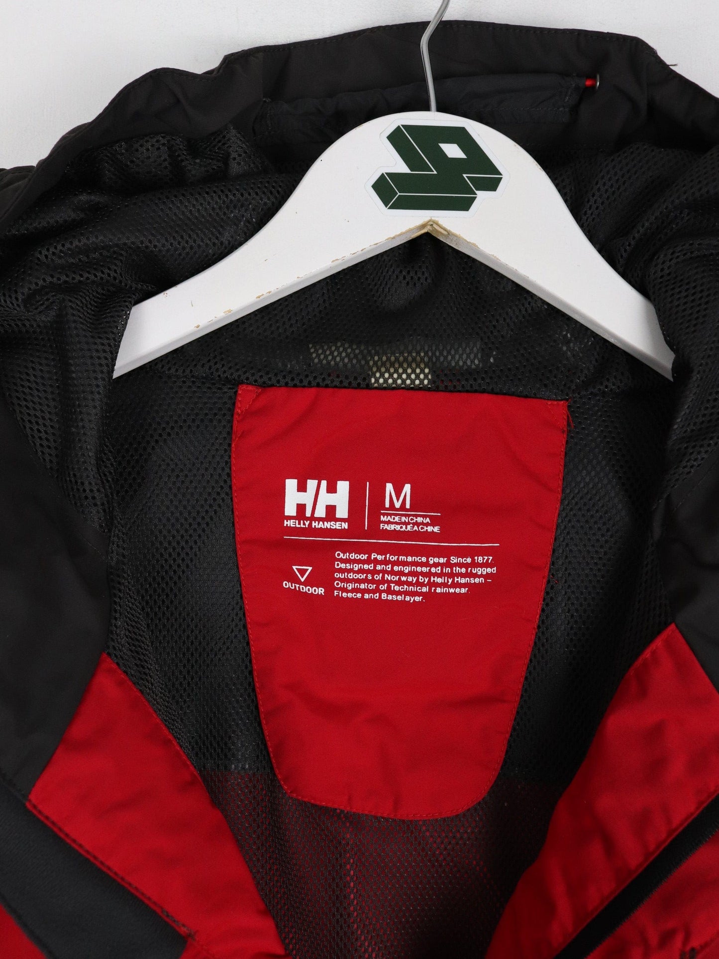 Helly Hansen Jacket Mens Medium Red Water Proof Outdoors