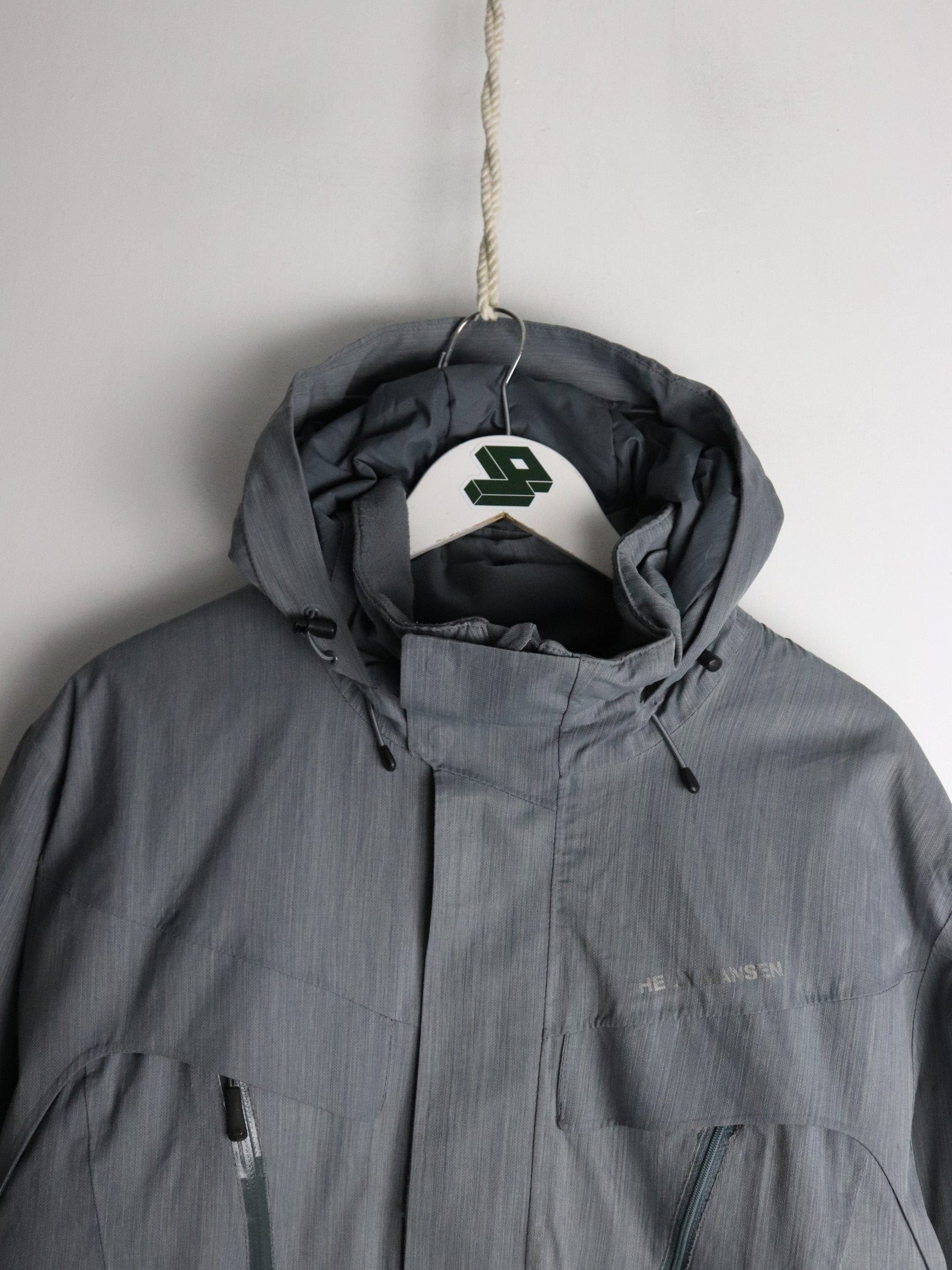 Helly Hansen Jacket Mens XL Grey Ski Coat from propervintagecanada