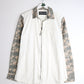 Homme + Femme Shirt Mens Medium White Full Zip Camo from propervintagecanada