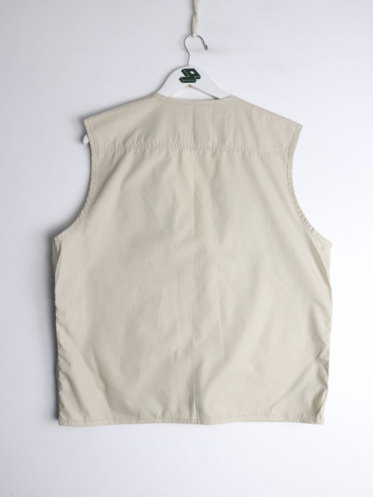 Hunter Vest Mens Small Beige Fishing