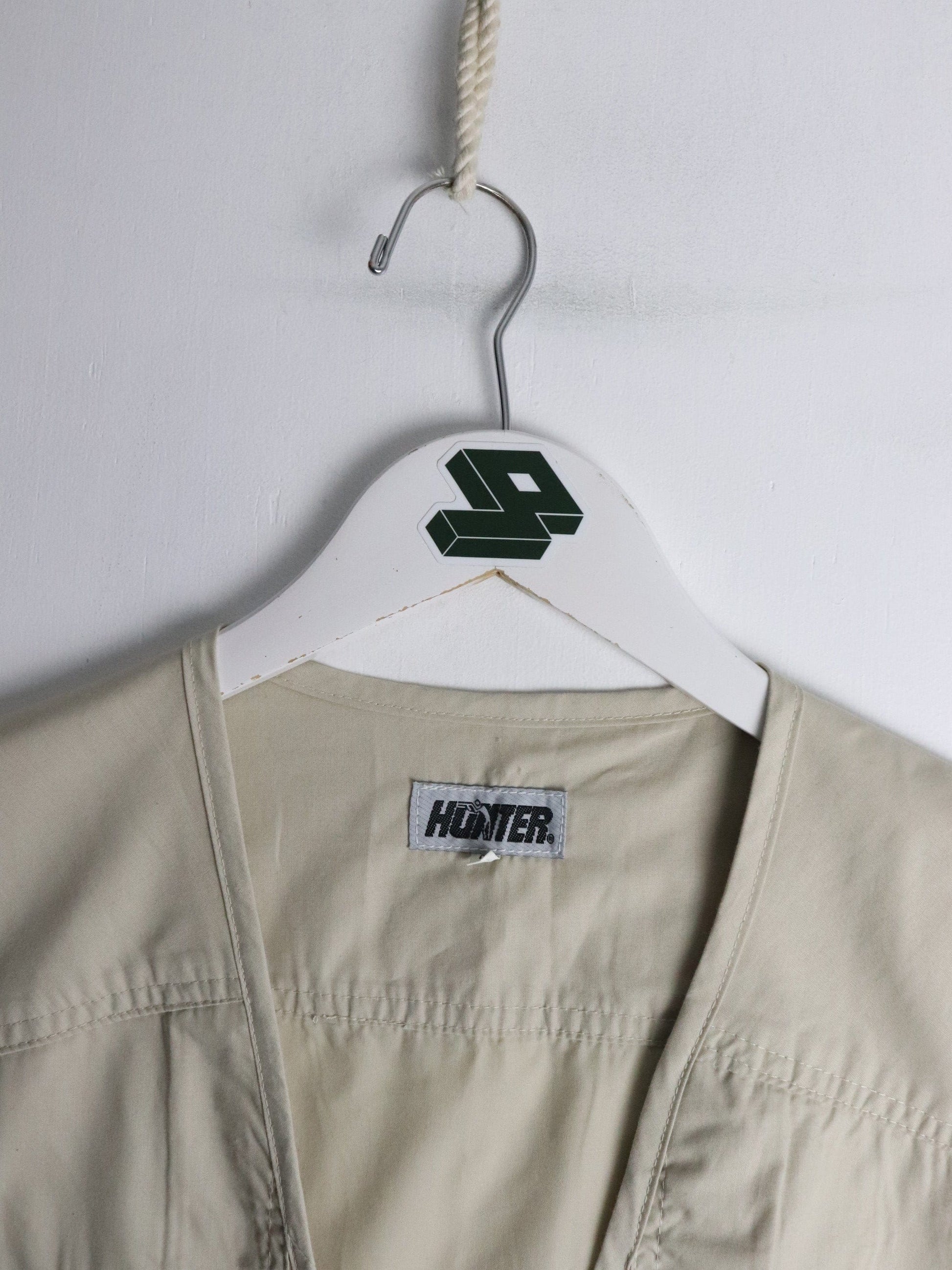 Hunter Vest Mens Small Beige Fishing