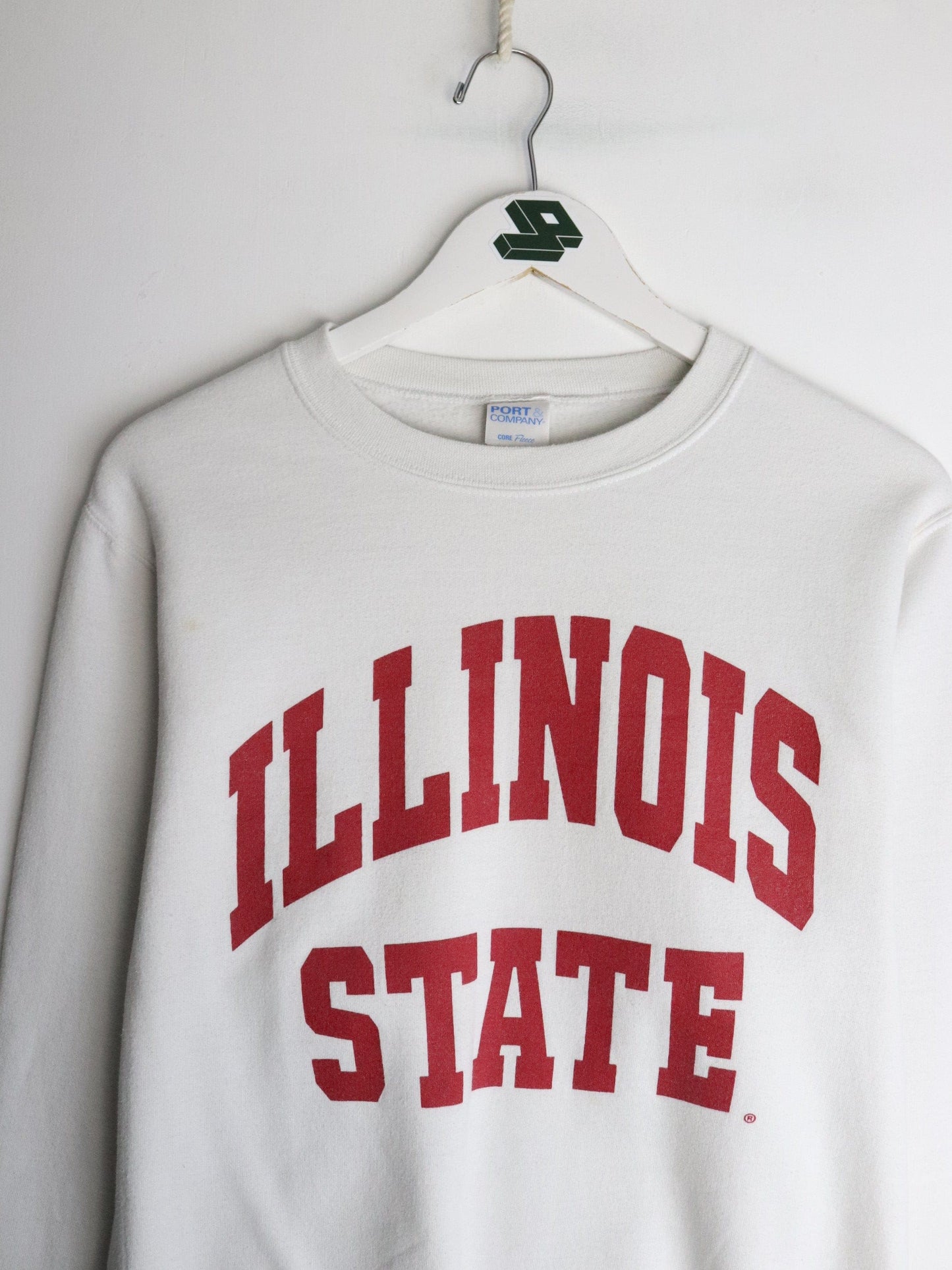 Illinois State Sweatshirt Mens Small White from propervintagecanada