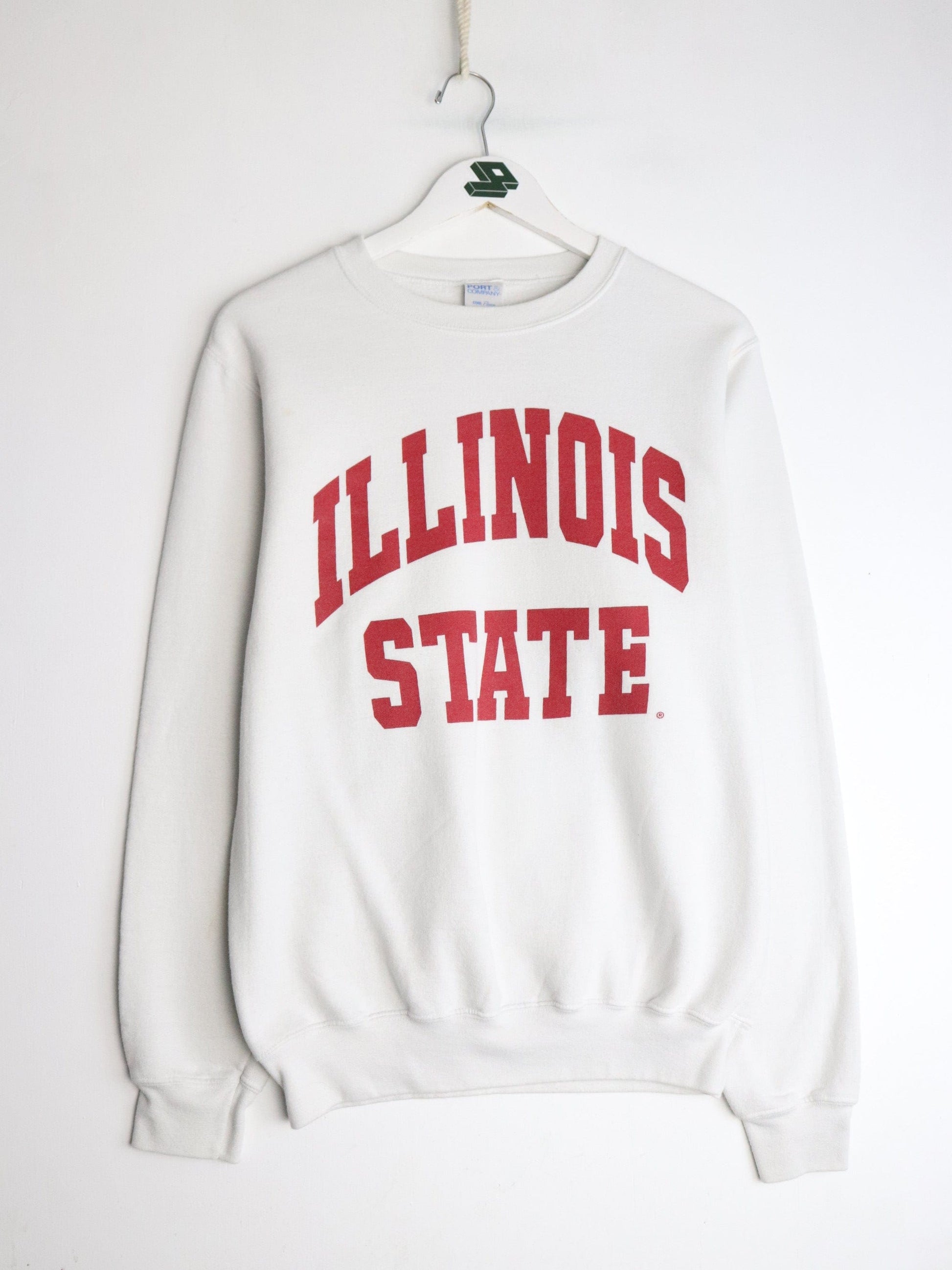Illinois State Sweatshirt Mens Small White from propervintagecanada