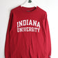 Indiana University T Shirt Mens Medium Red from propervintagecanada