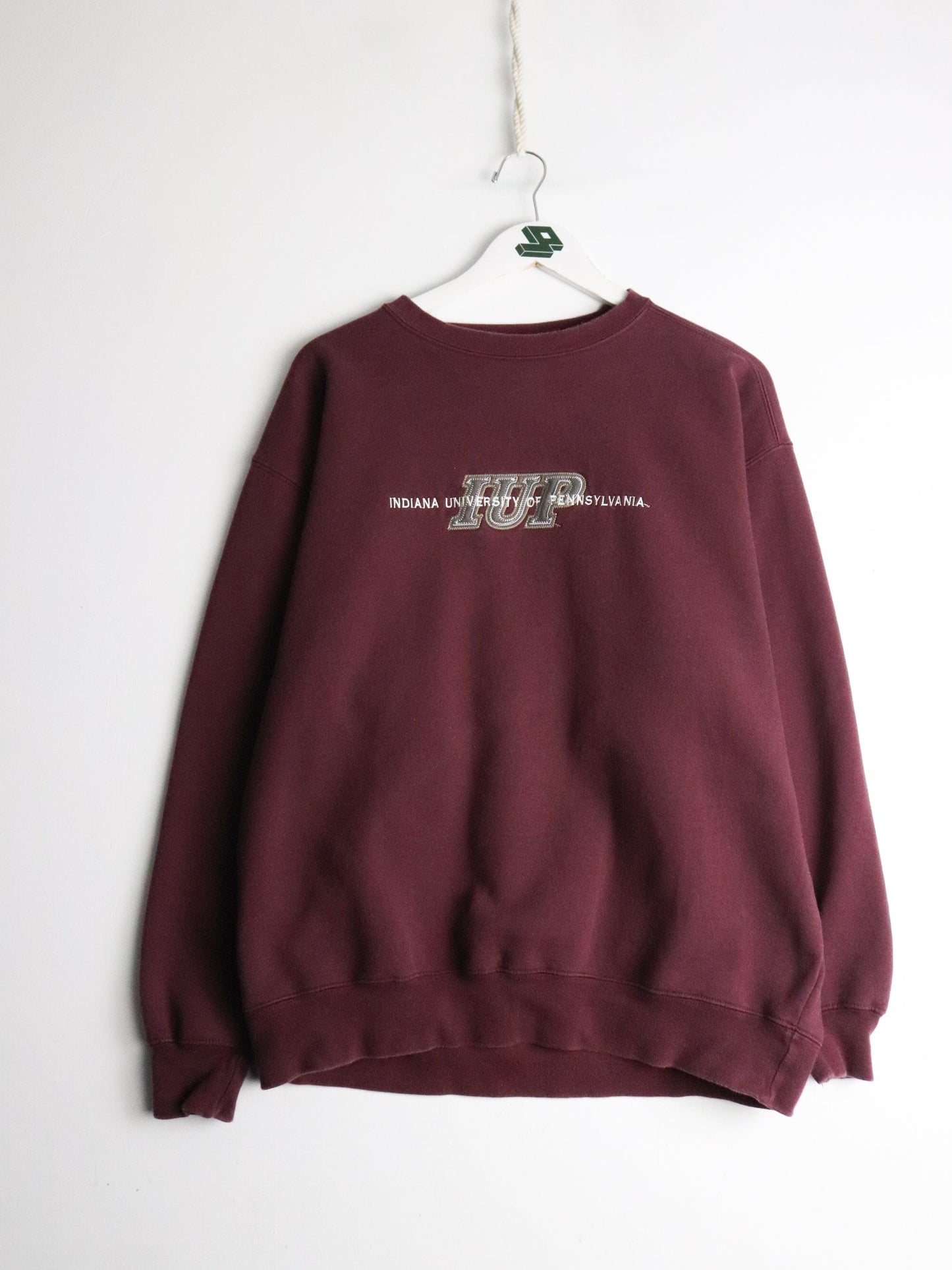 IUP Sweatshirt Mens Large Red College from propervintagecanada