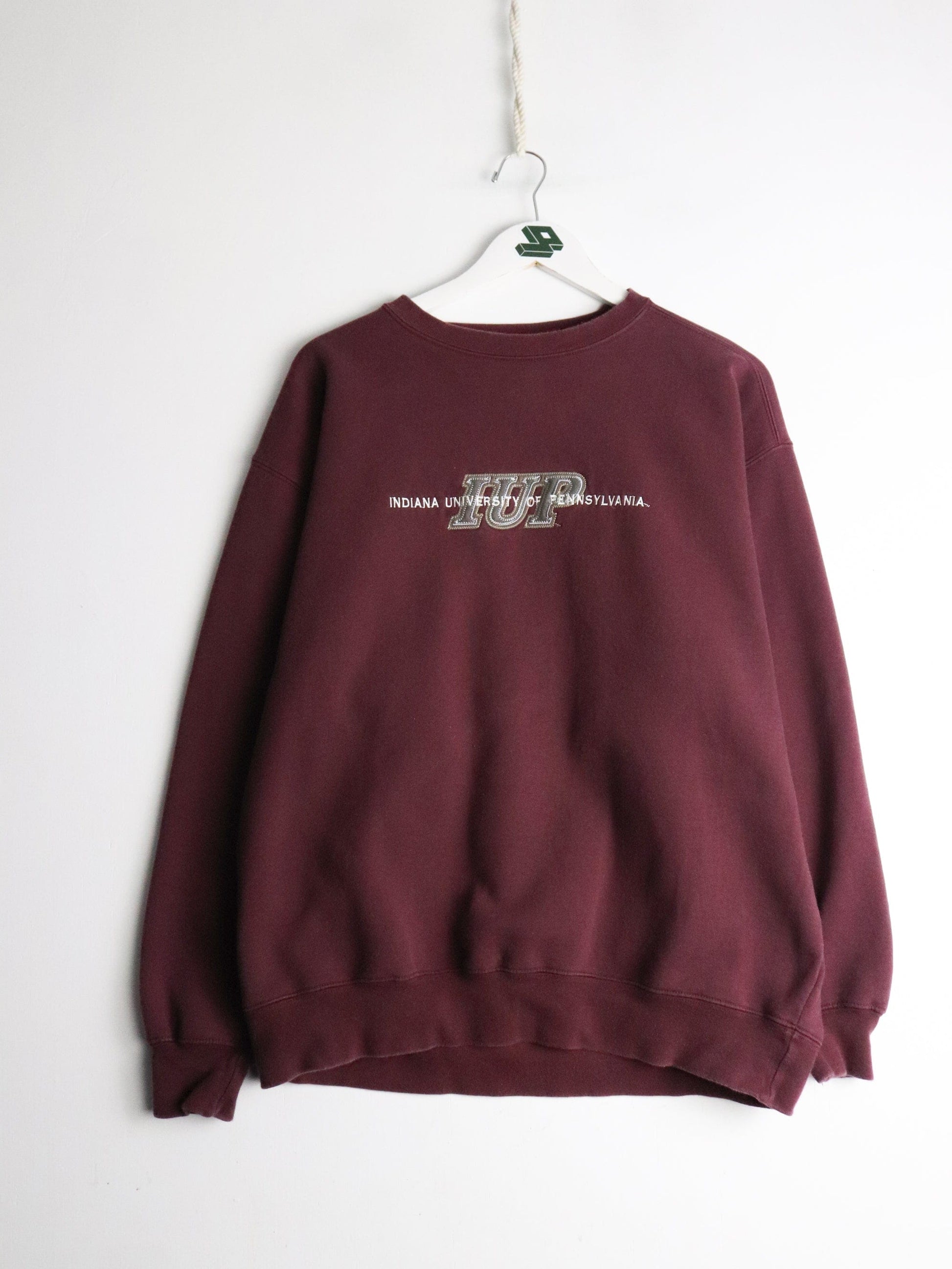 IUP Sweatshirt Mens Large Red College from propervintagecanada