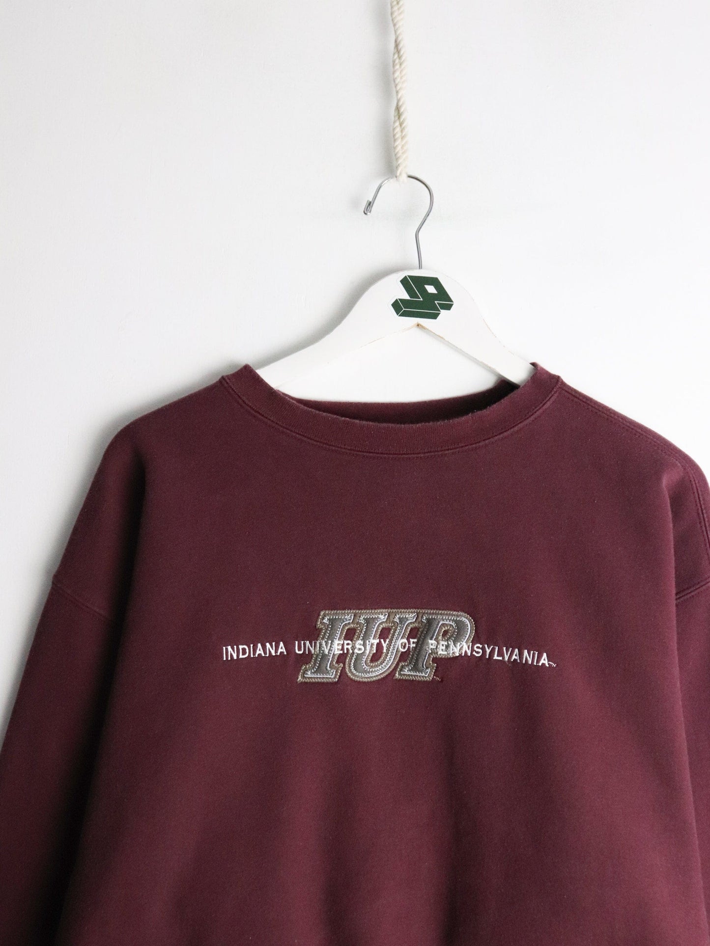 IUP Sweatshirt Mens Large Red College from propervintagecanada