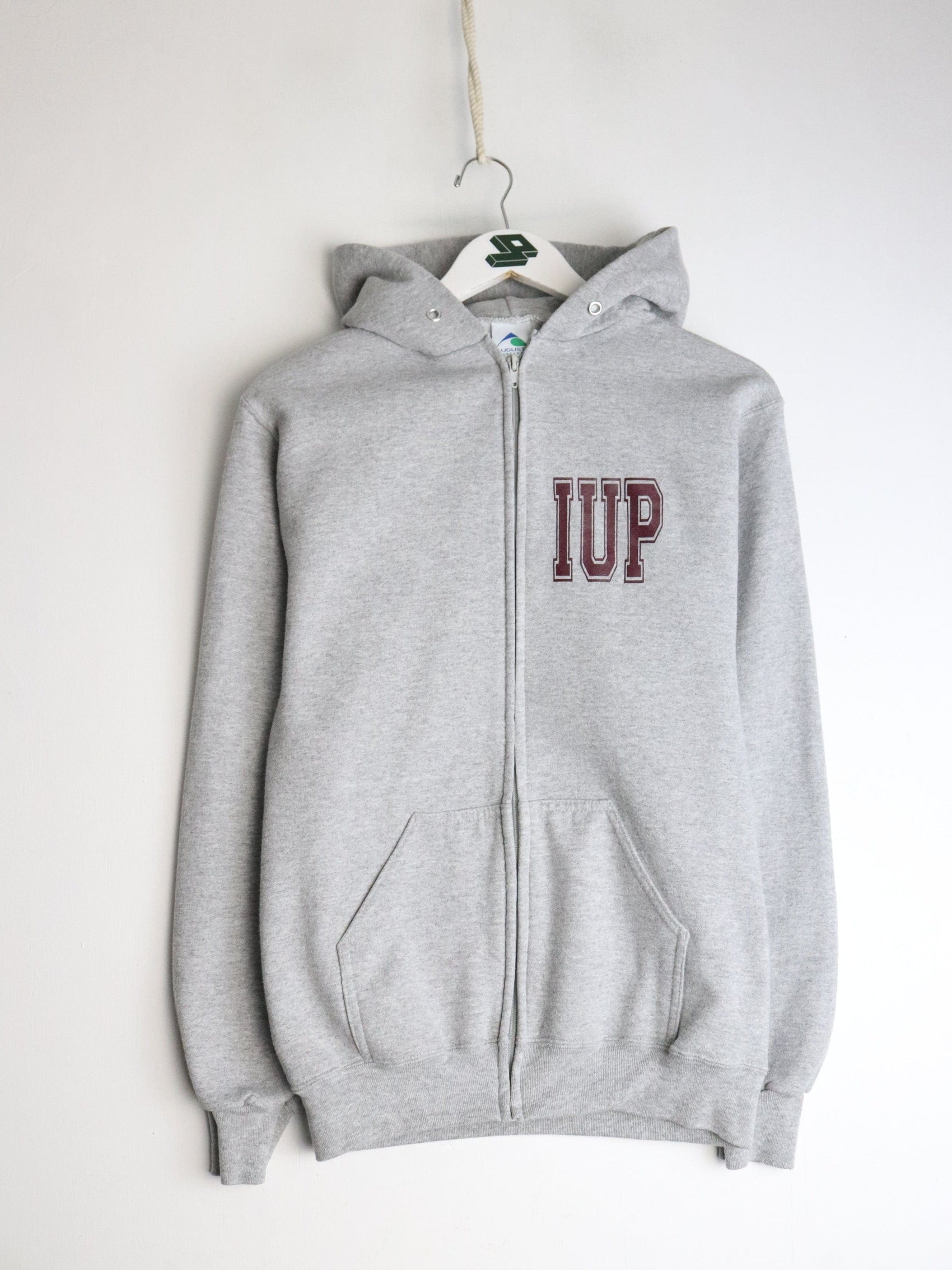 IUP Sweatshirt Mens Small Grey Hoodie