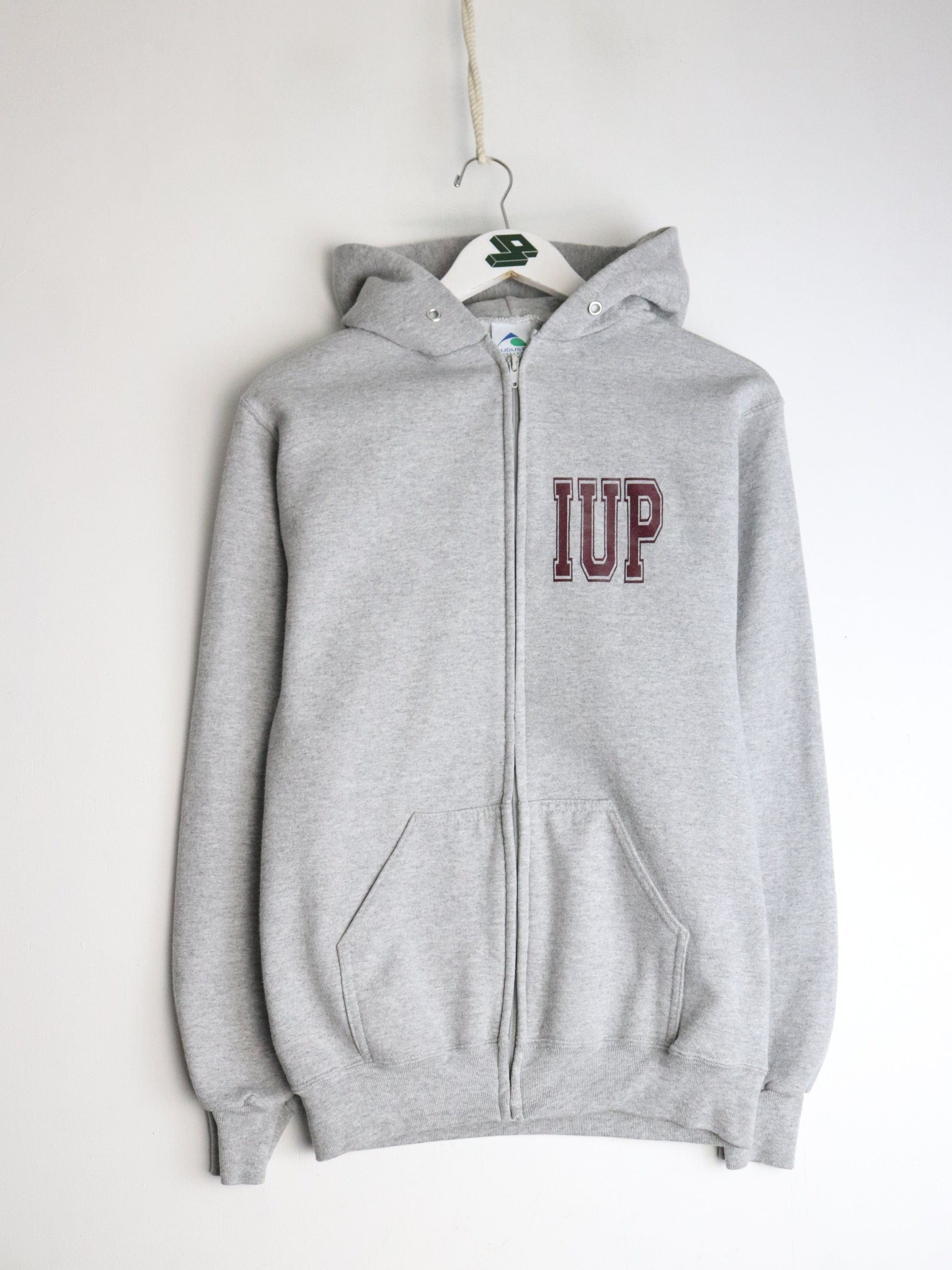 IUP Sweatshirt Mens Small Grey Hoodie from propervintagecanada