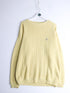 Izod Knitwear Izod Sweater Fits Mens Large Yellow Knit Golf