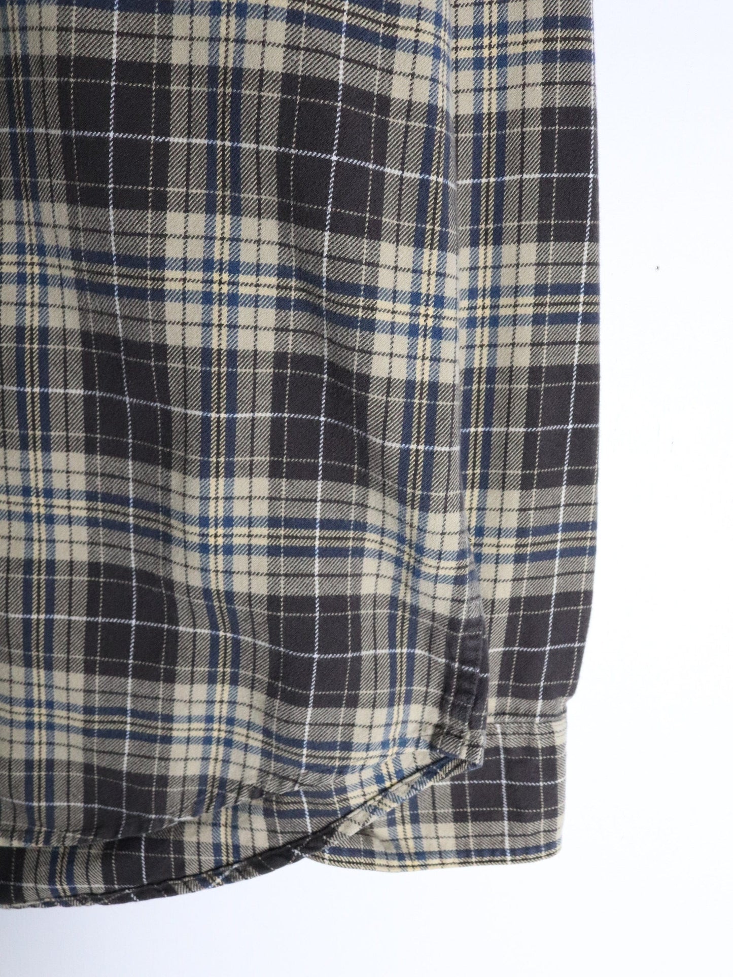 Izod Shirt Mens Small Brown Plaid Flannel from propervintagecanada