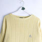 Izod Sweater Fits Mens Large Yellow Knit Golf from propervintagecanada