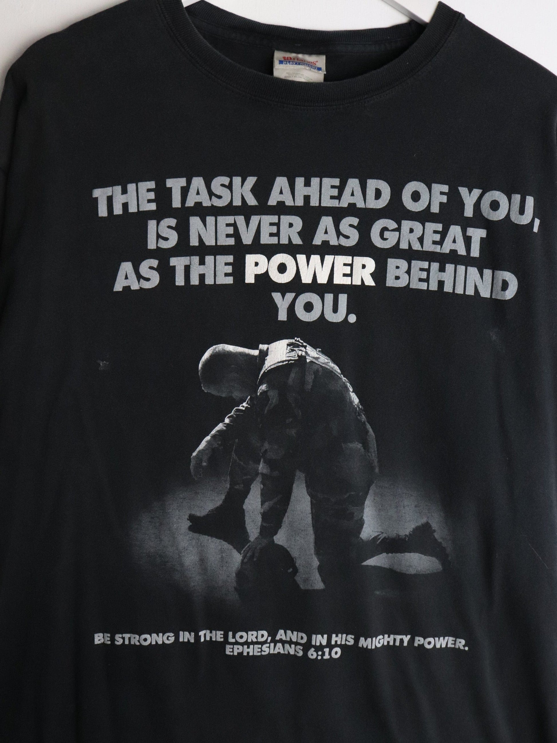 Jesus T Shirt Mens XL Black from propervintagecanada