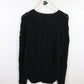 John Ashford Knit Sweater Mens Slim XL Black Cardigan from propervintagecanada