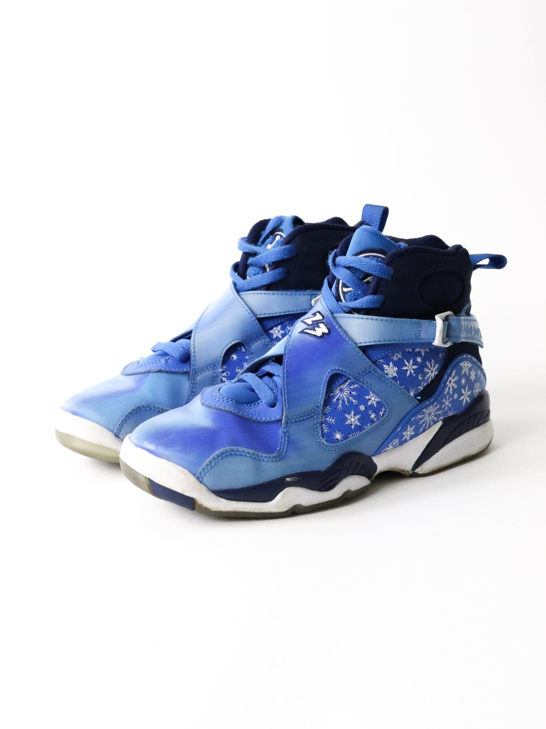 Jordan Accessories Air Jordan 8 Retro Snow Blizzard Youth 5Y Blue