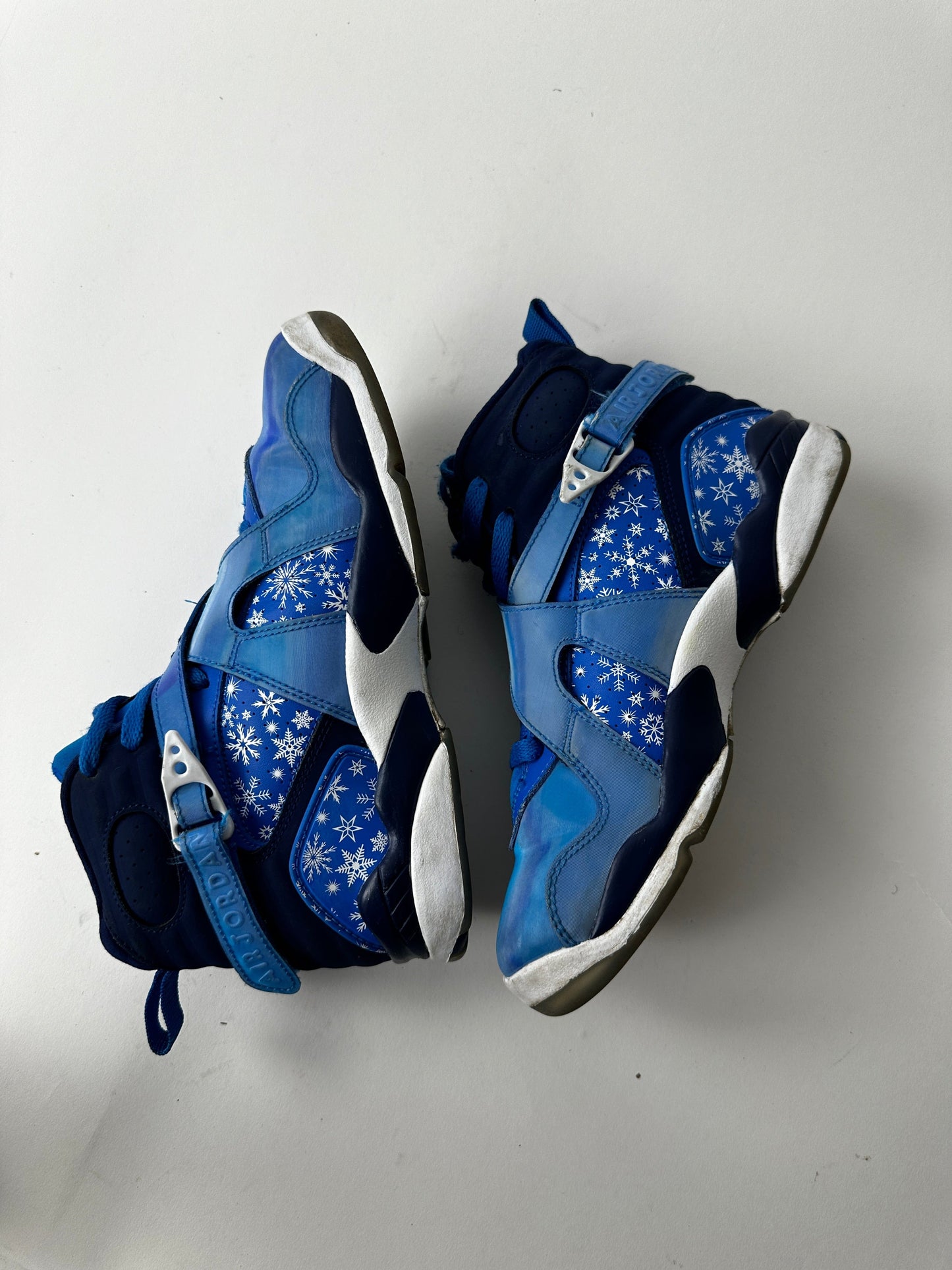 Jordan Accessories Air Jordan 8 Retro Snow Blizzard Youth 5Y Blue