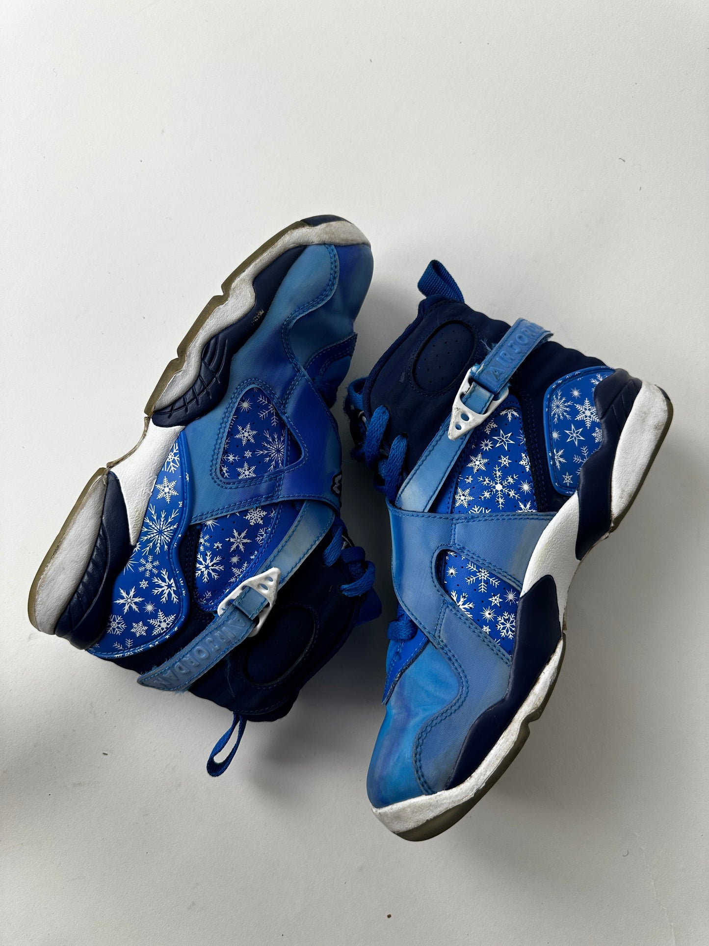 Jordan Accessories Air Jordan 8 Retro Snow Blizzard Youth 5Y Blue