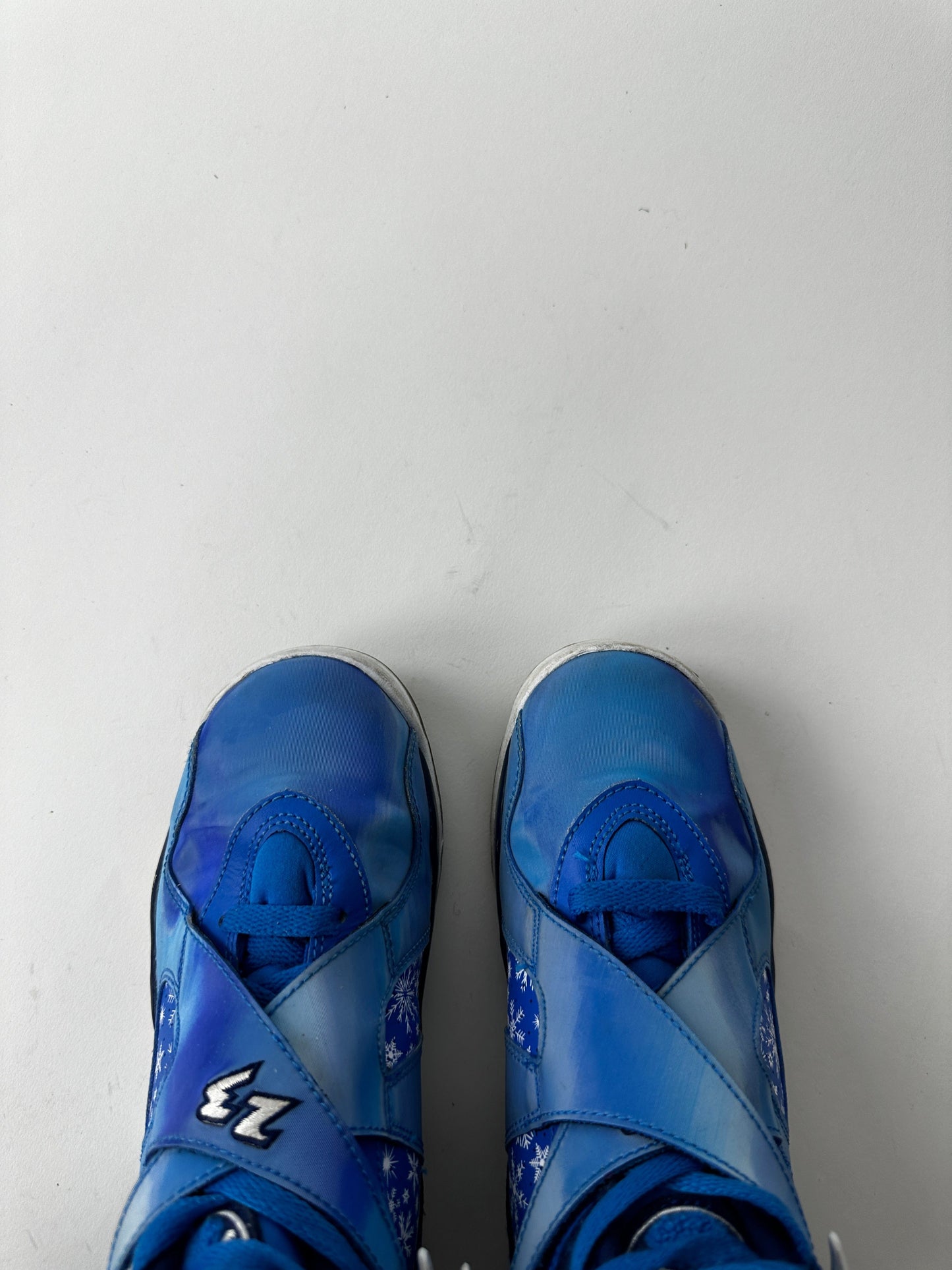 Jordan Accessories Air Jordan 8 Retro Snow Blizzard Youth 5Y Blue