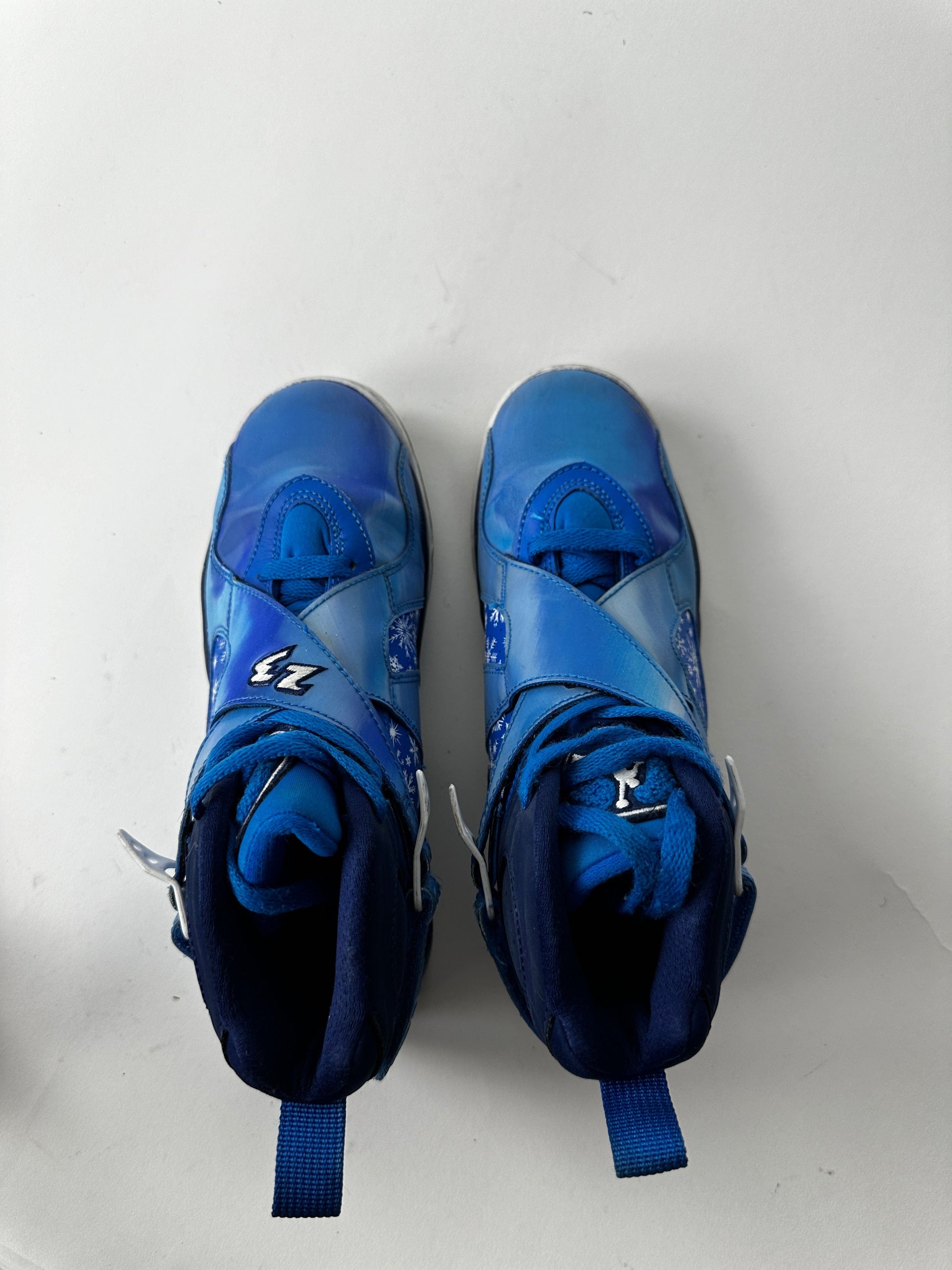 Jordan Accessories Air Jordan 8 Retro Snow Blizzard Youth 5Y Blue