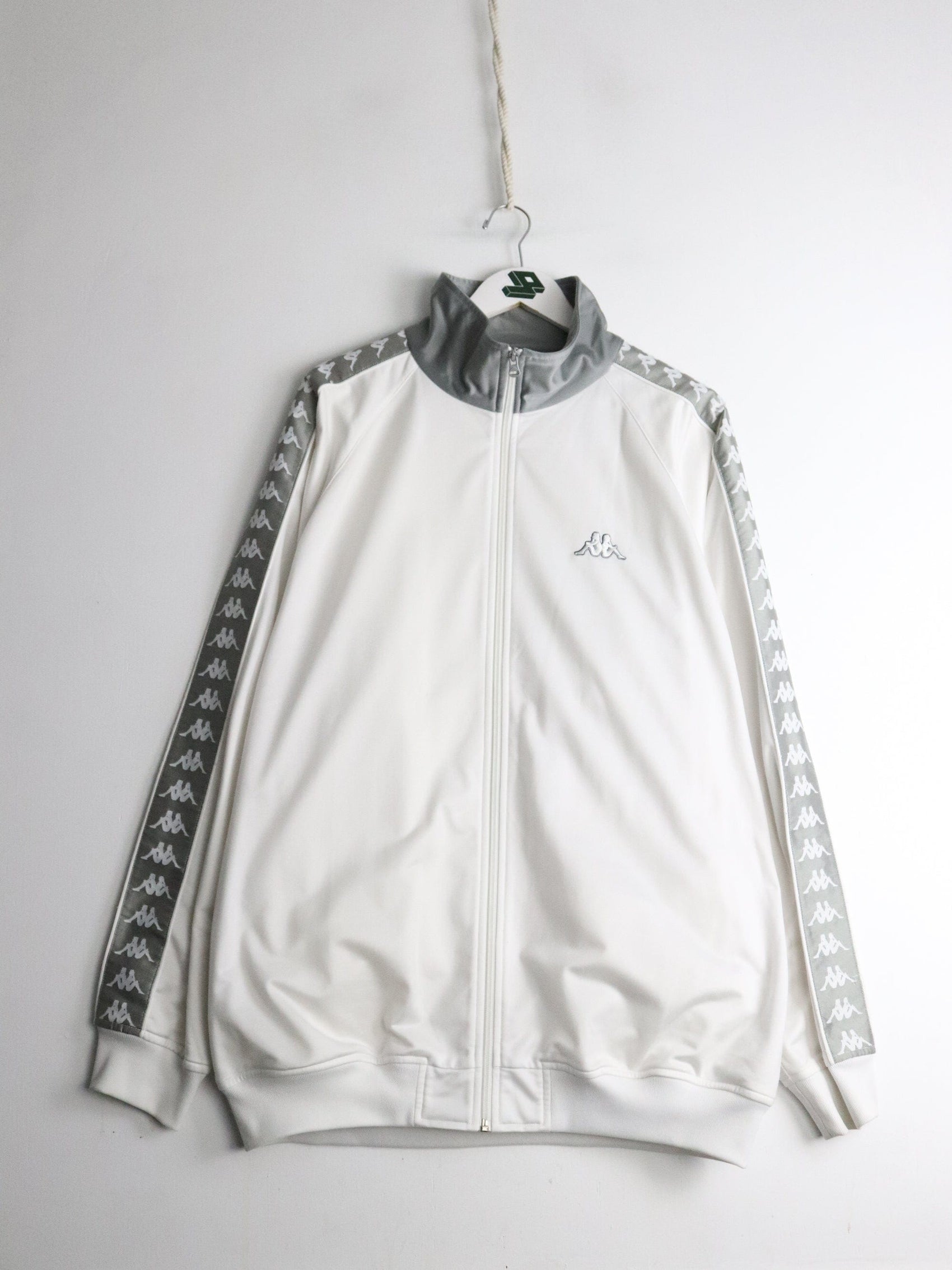 Kappa Track Jacket Mens 2XL White from propervintagecanada