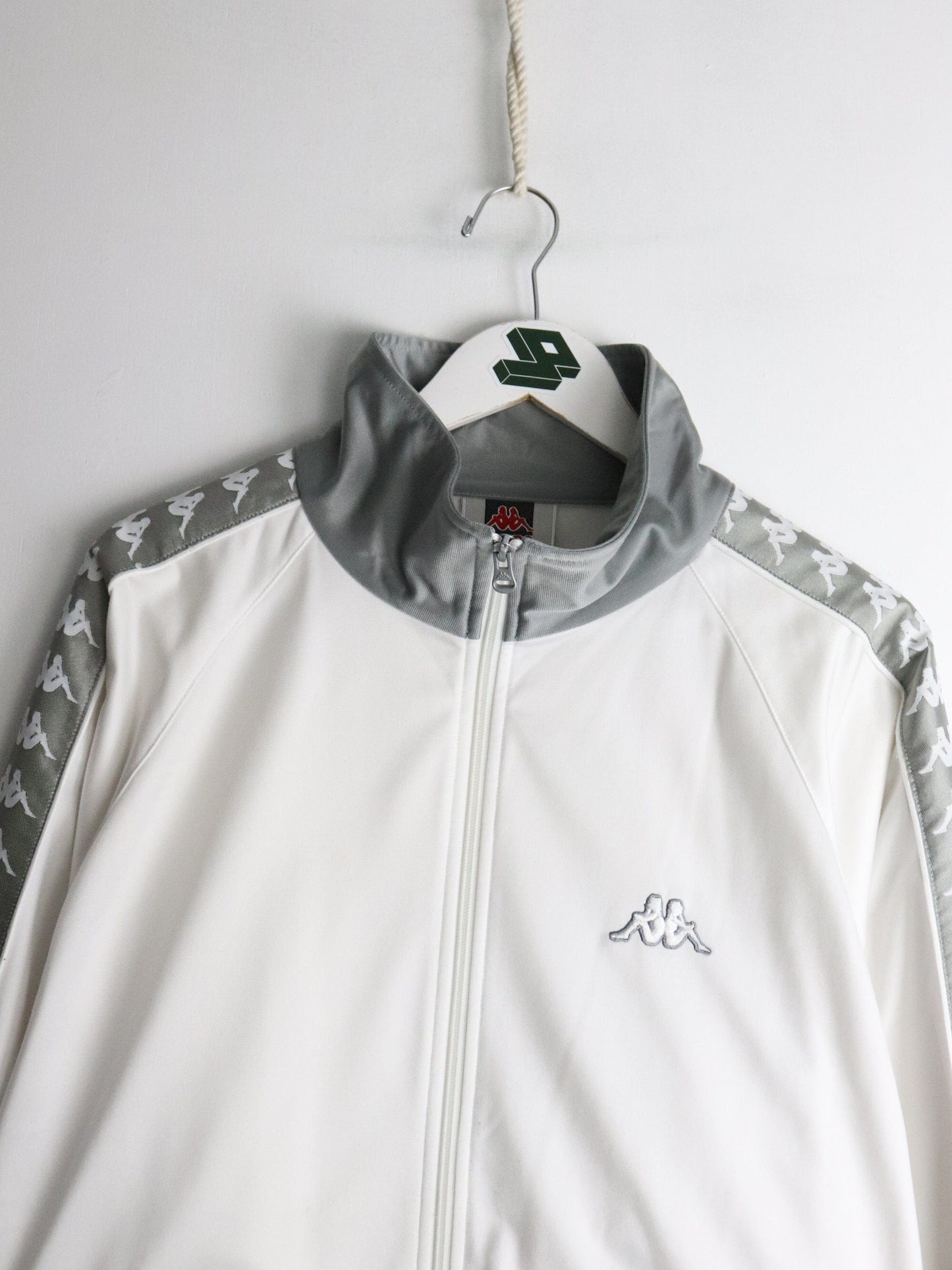 Kappa Track Jacket Mens 2XL White from propervintagecanada