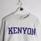 Kenyon University Sweatshirt Mens Small Grey Champion Reverse Weave from propervintagecanada